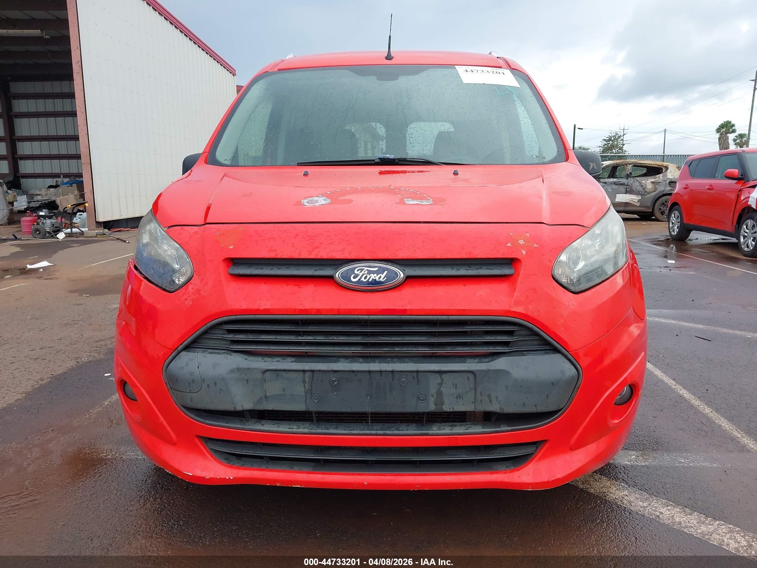 2015 Ford Transit Connect Xlt Red vin: NM0GS9F78F1217975