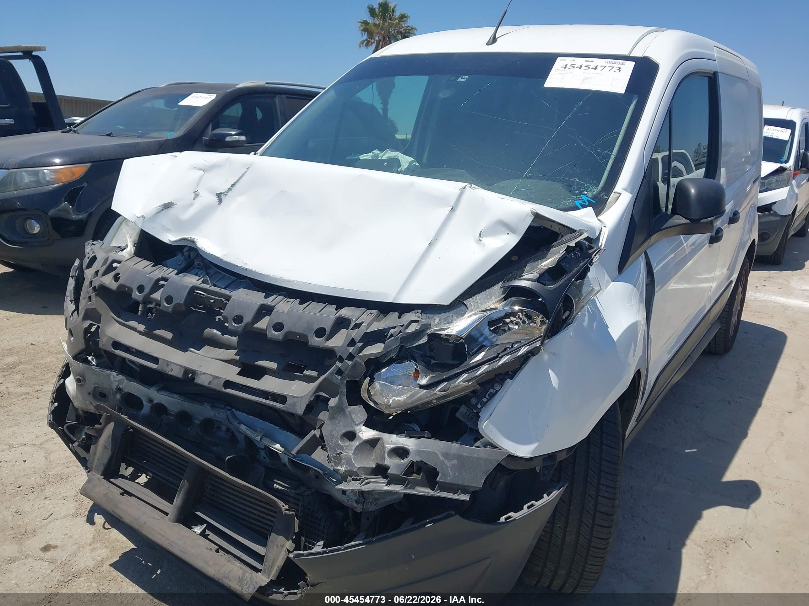 2015 Ford Transit Connect Xl White vin: NM0KE6EX3F1202074