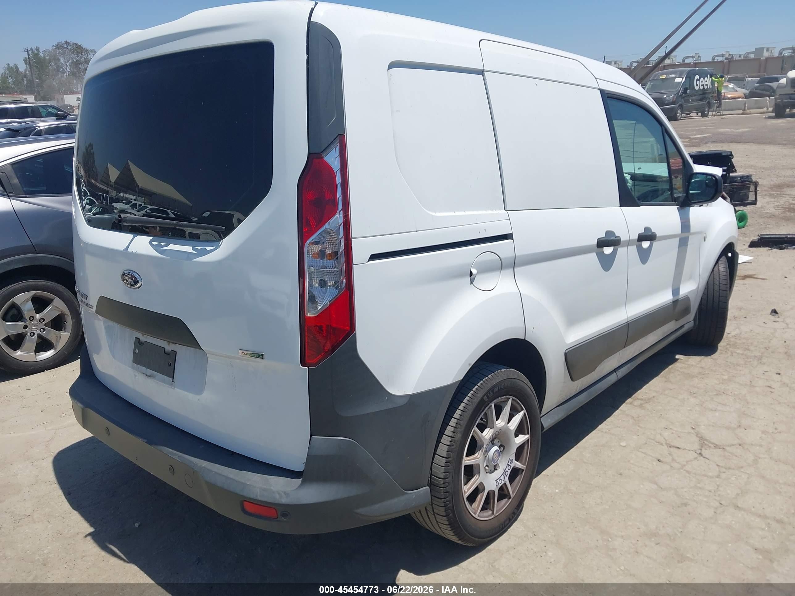 2015 Ford Transit Connect Xl White vin: NM0KE6EX3F1202074