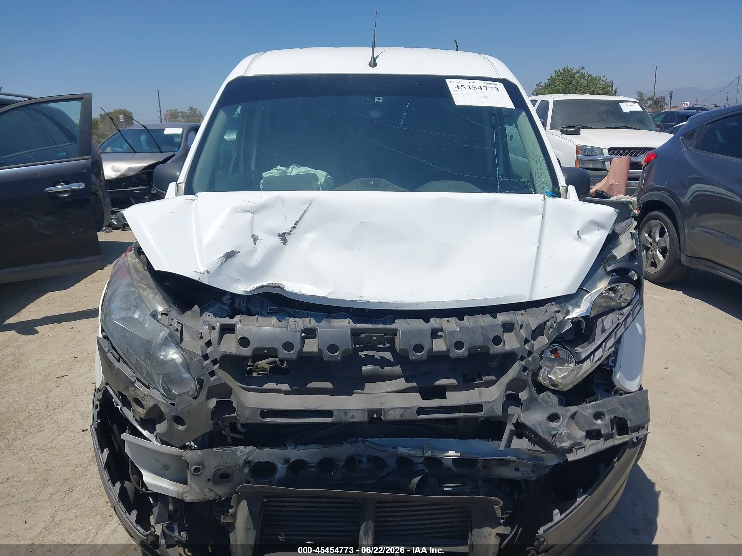 2015 Ford Transit Connect Xl White vin: NM0KE6EX3F1202074