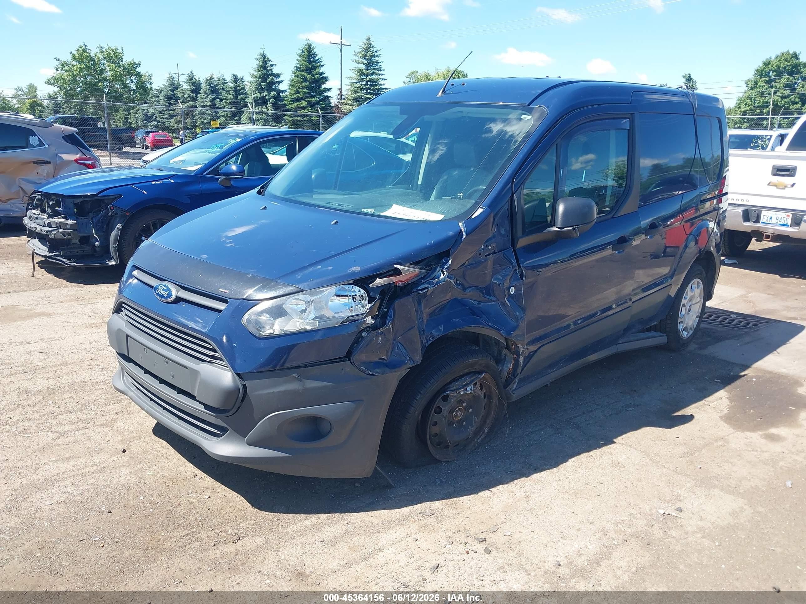 2015 Ford Transit Connect Xl Синий vin: NM0KS6EX9F1216926