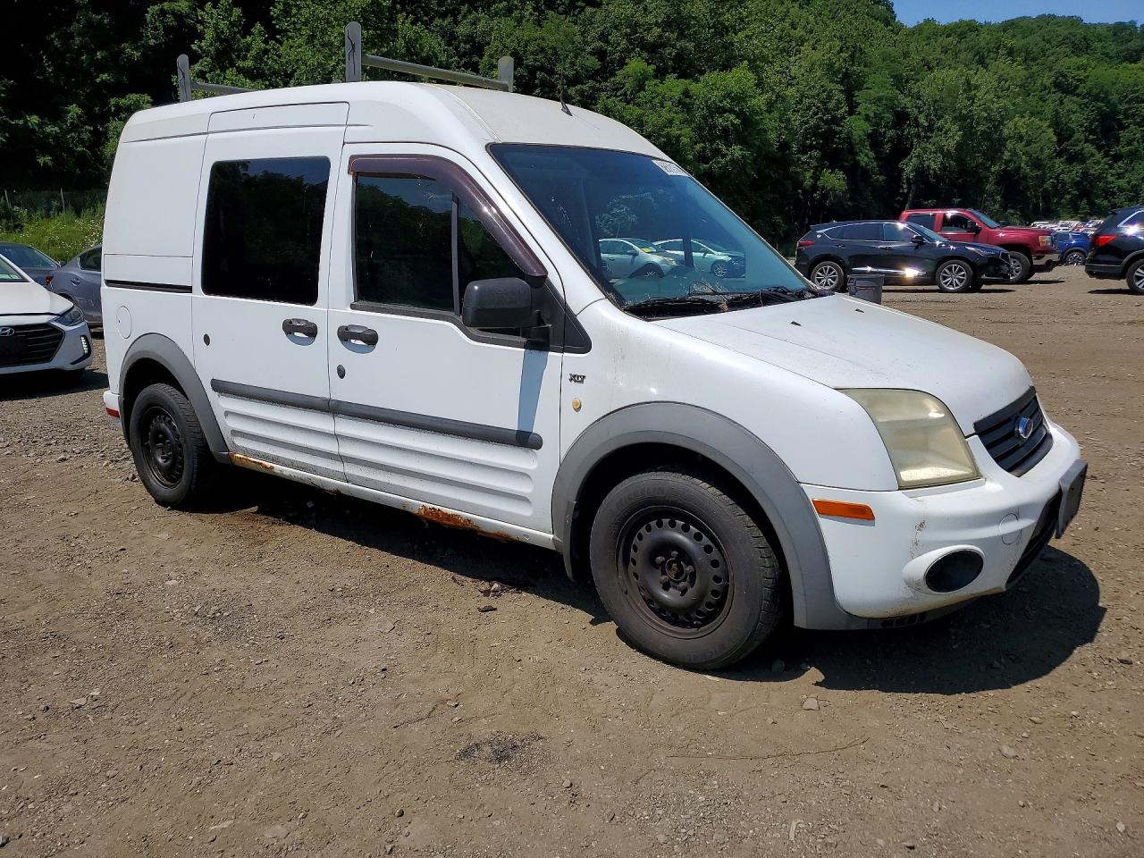 2010 Ford Transit Connect Xlt White vin: NM0KS9BN3AT004251