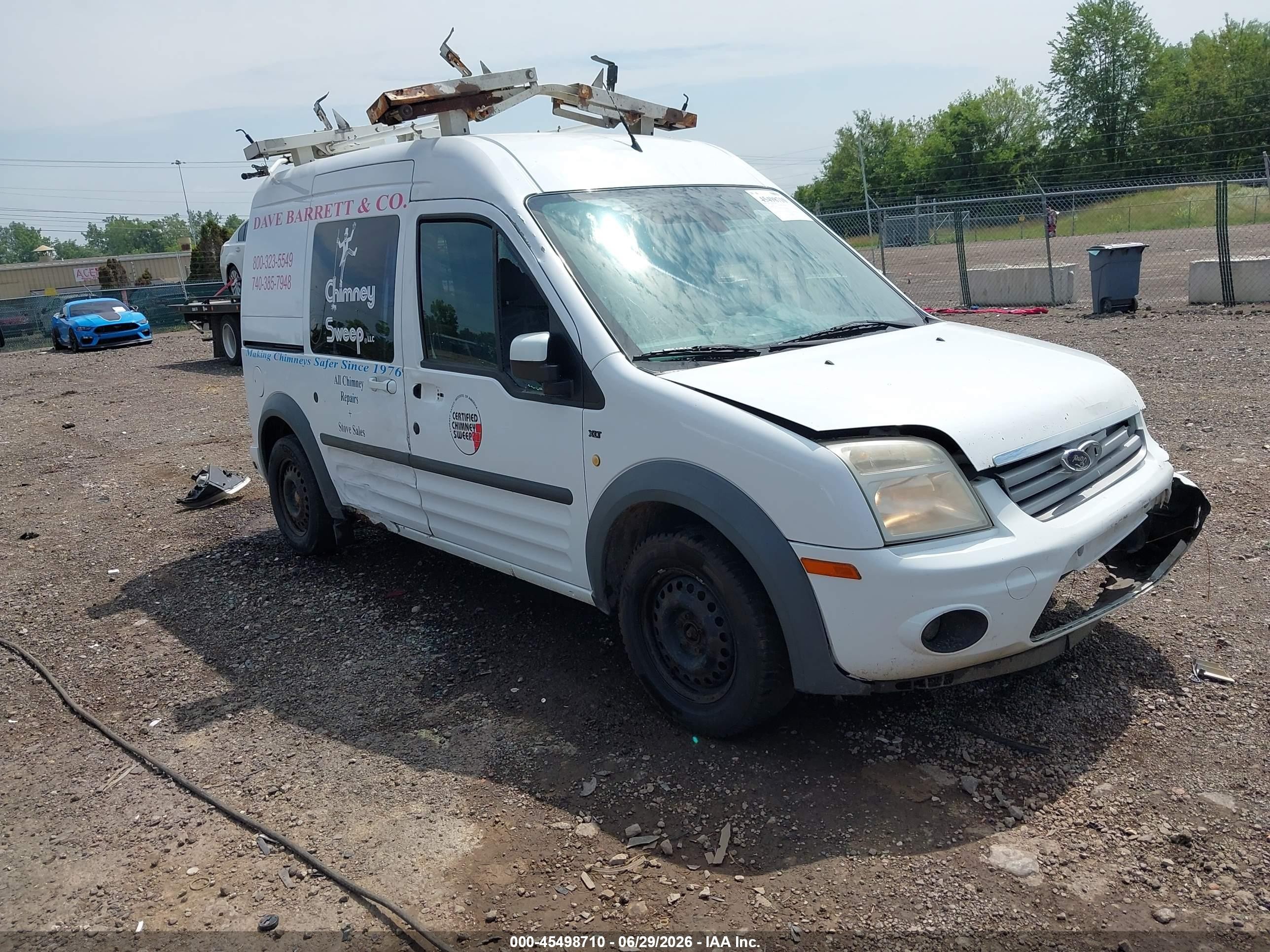 2012 Ford Transit Connect Xlt White vin: NM0KS9BN5CT095431