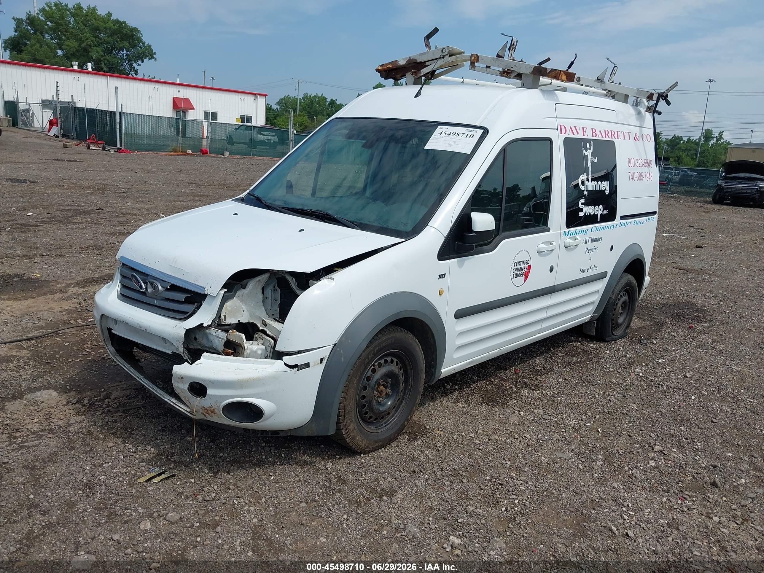2012 Ford Transit Connect Xlt White vin: NM0KS9BN5CT095431
