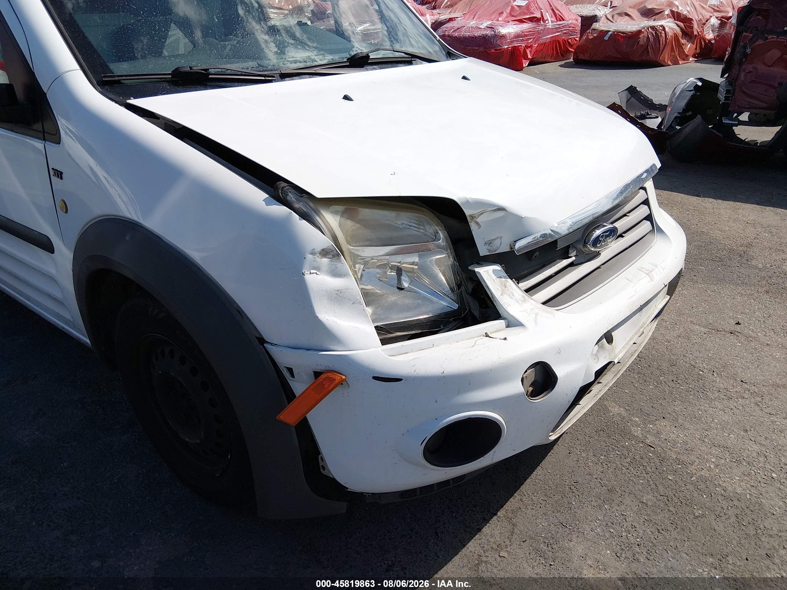 2012 Ford Transit Connect Xlt Белый vin: NM0KS9BN7CT093552