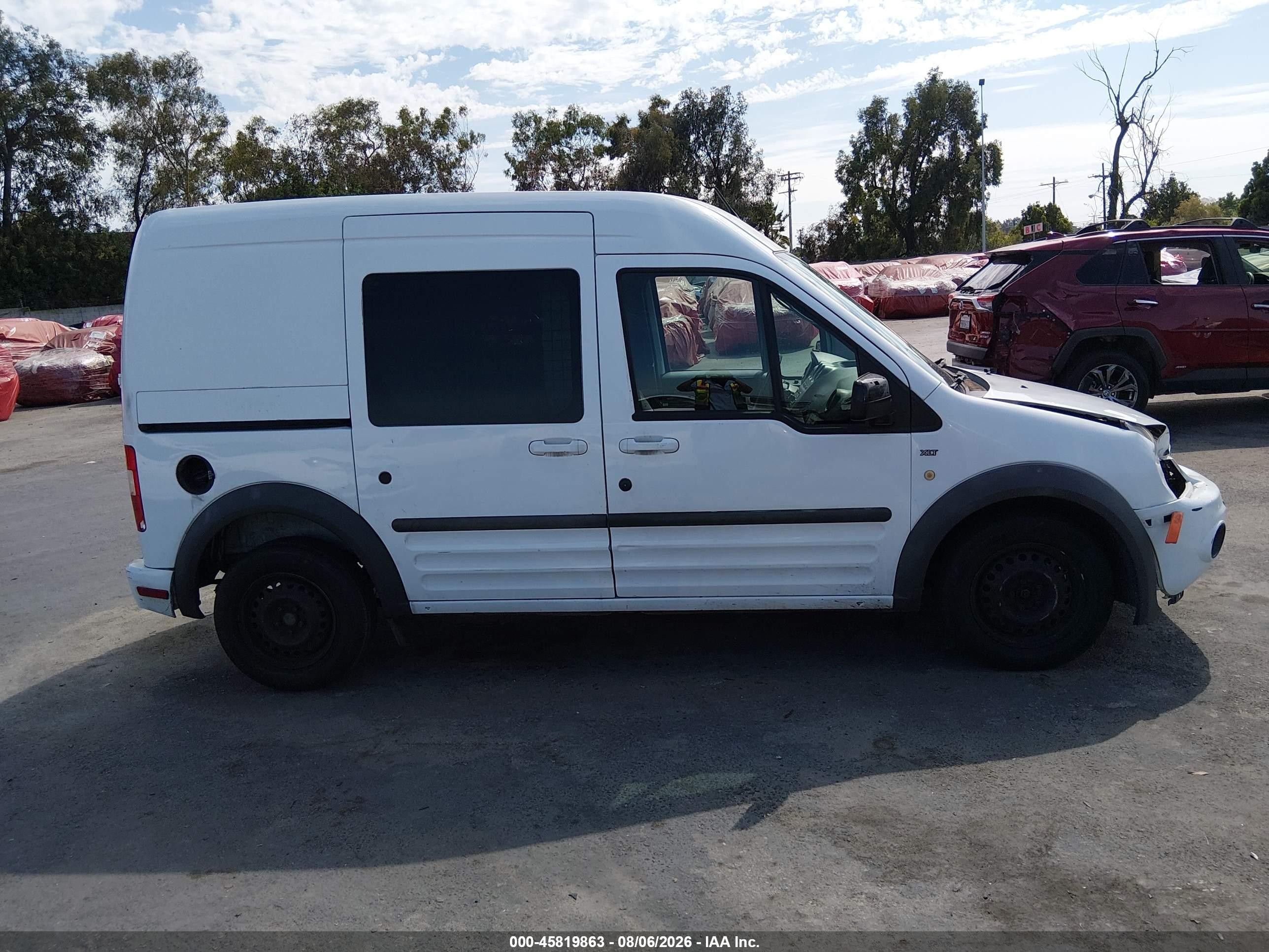 2012 Ford Transit Connect Xlt Белый vin: NM0KS9BN7CT093552