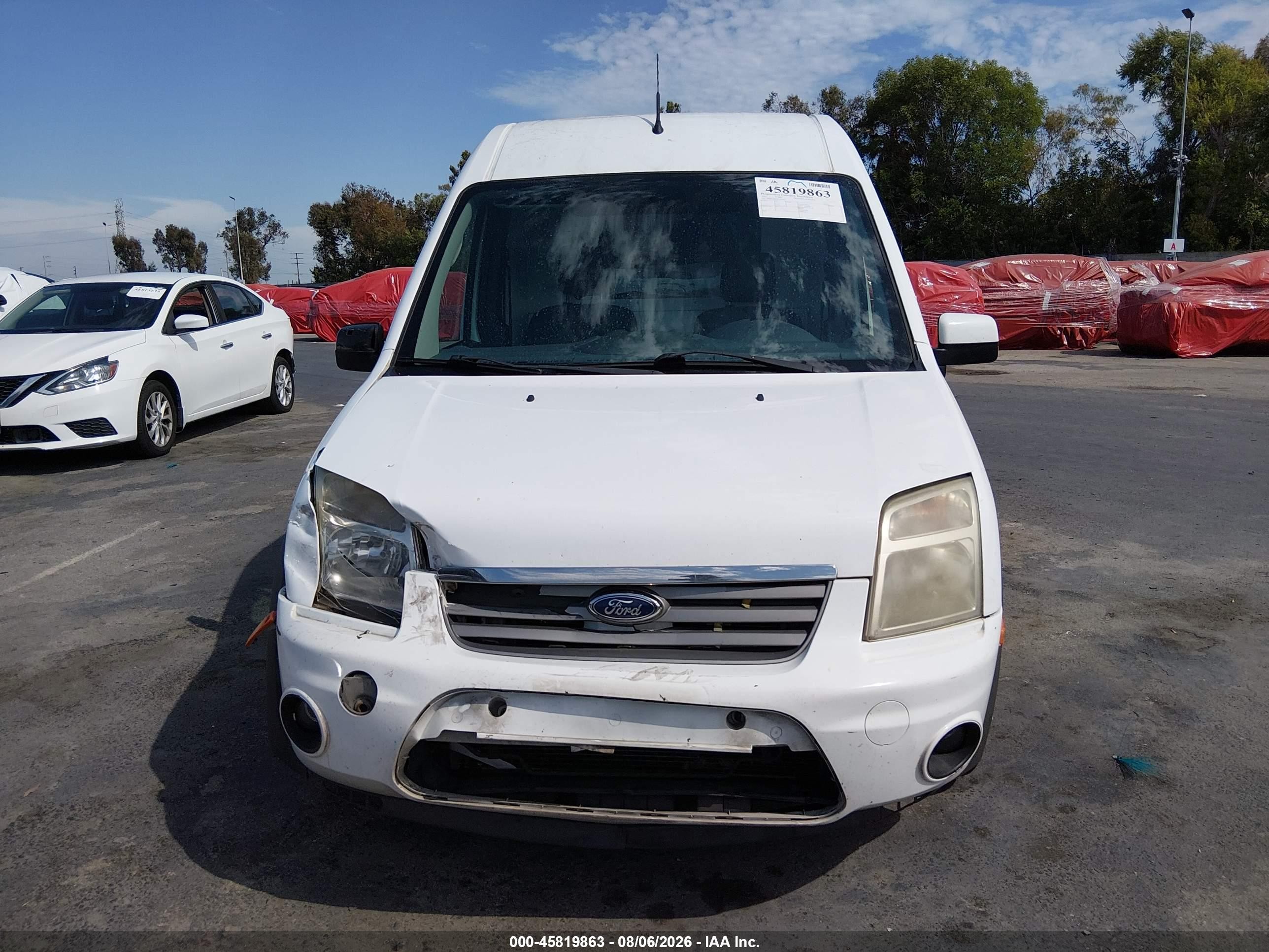 2012 Ford Transit Connect Xlt Белый vin: NM0KS9BN7CT093552