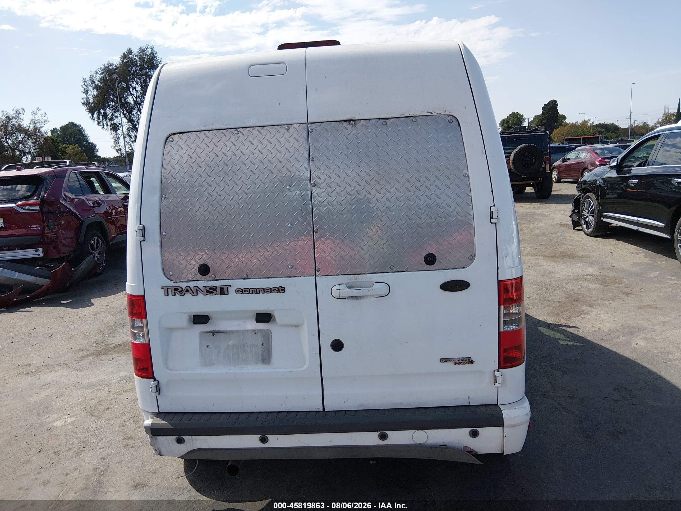 2012 Ford Transit Connect Xlt Белый vin: NM0KS9BN7CT093552