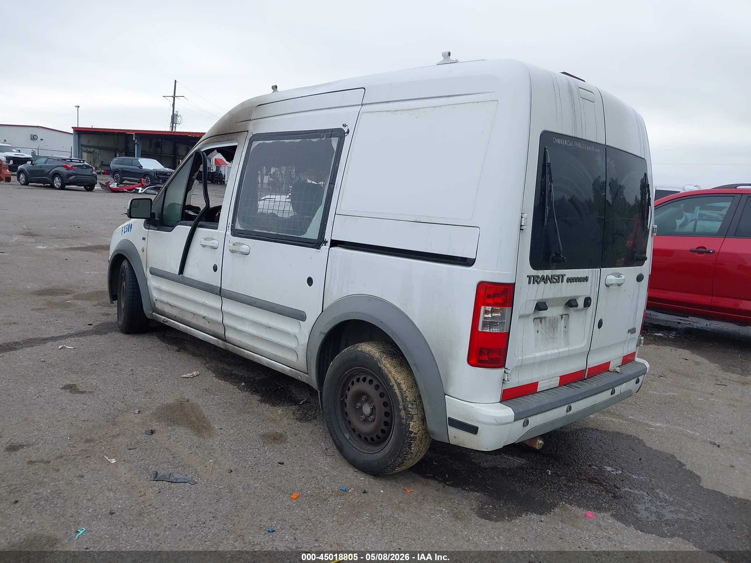 2012 Ford Transit Connect Xlt White vin: NM0KS9BN7CT095690