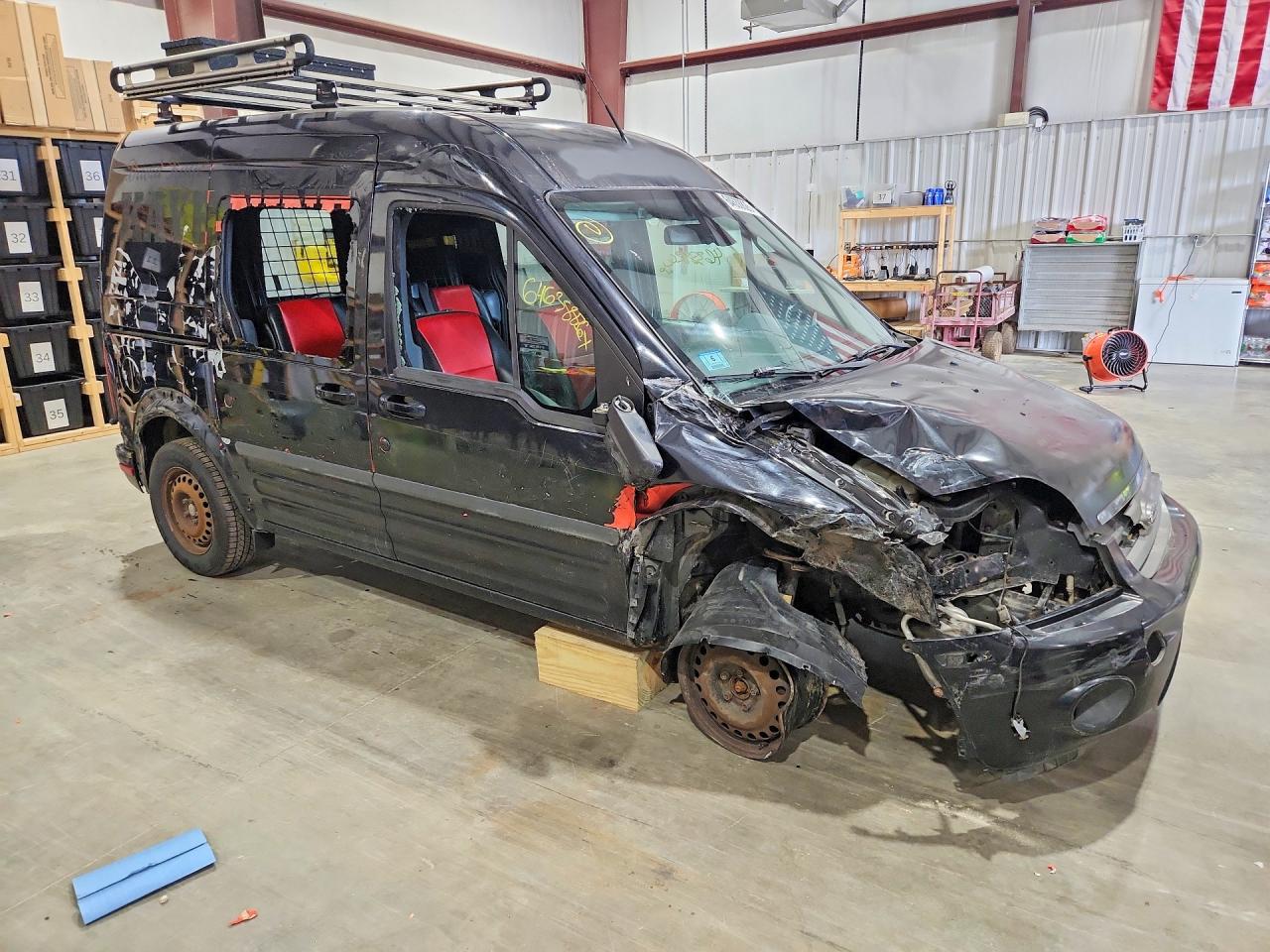 2013 Ford Transit Connect Xlt Black vin: NM0KS9BNXDT149503
