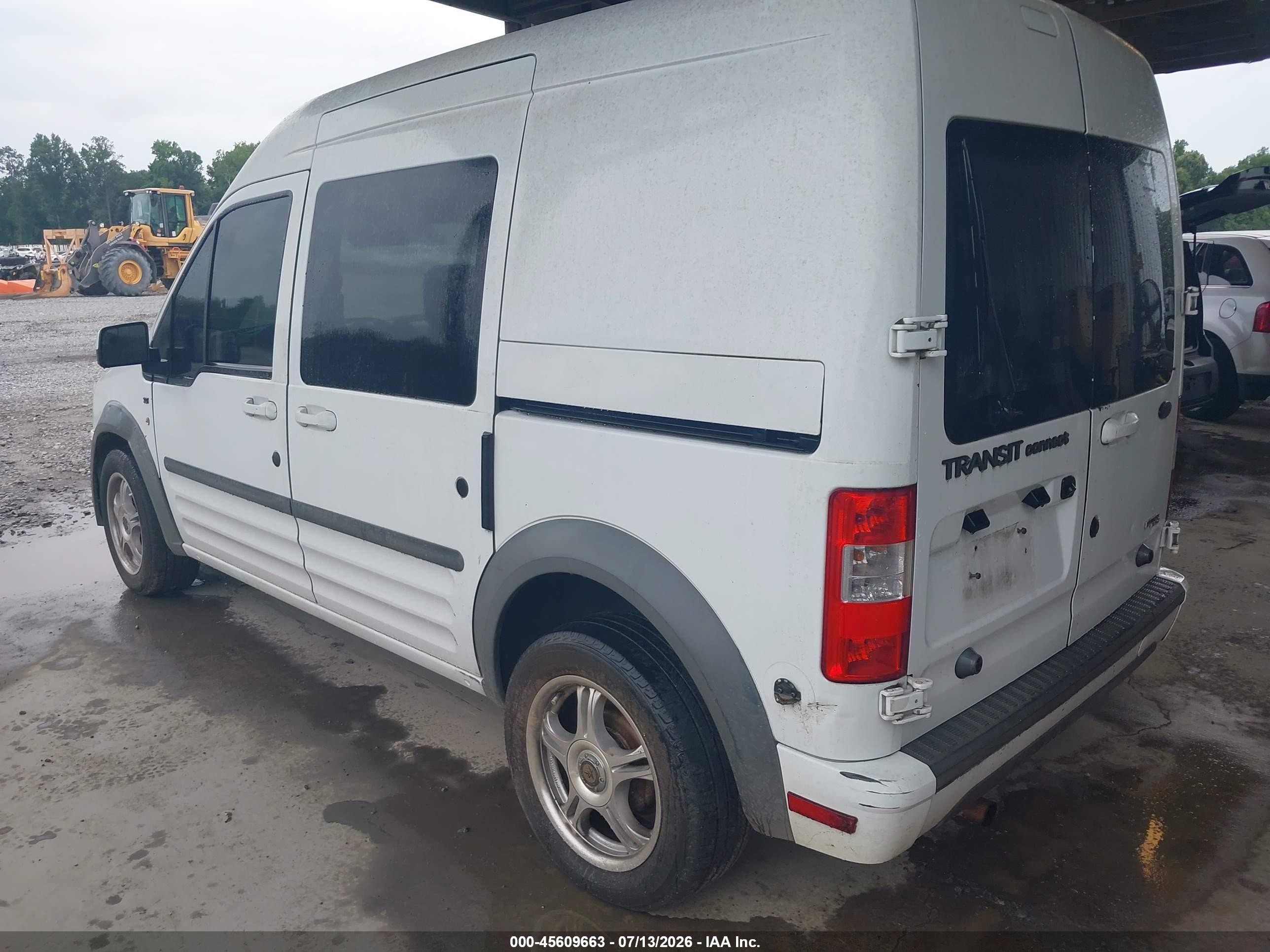 2013 Ford Transit Connect Xlt White vin: NM0KS9BNXDT162588
