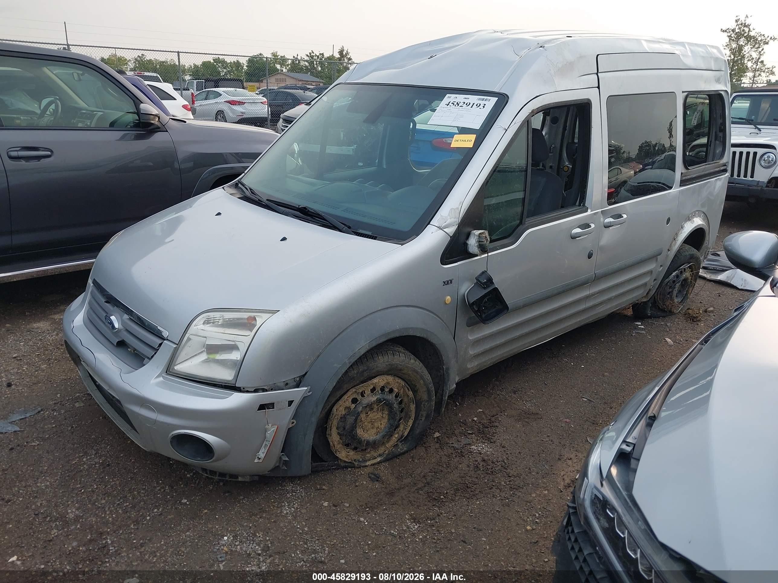 2012 Ford Transit Connect Xlt Premium Silver vin: NM0KS9CN2CT075099