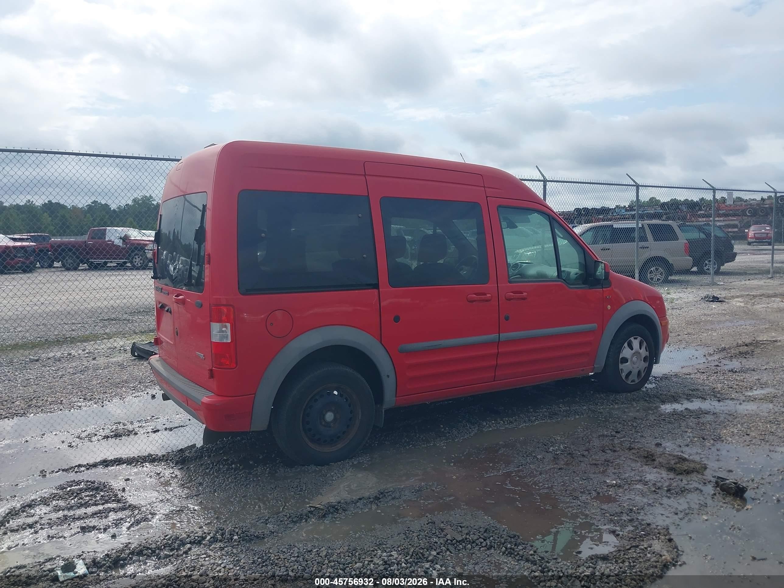 2011 Ford Transit Connect Xlt Premium Red vin: NM0KS9CN7BT069149