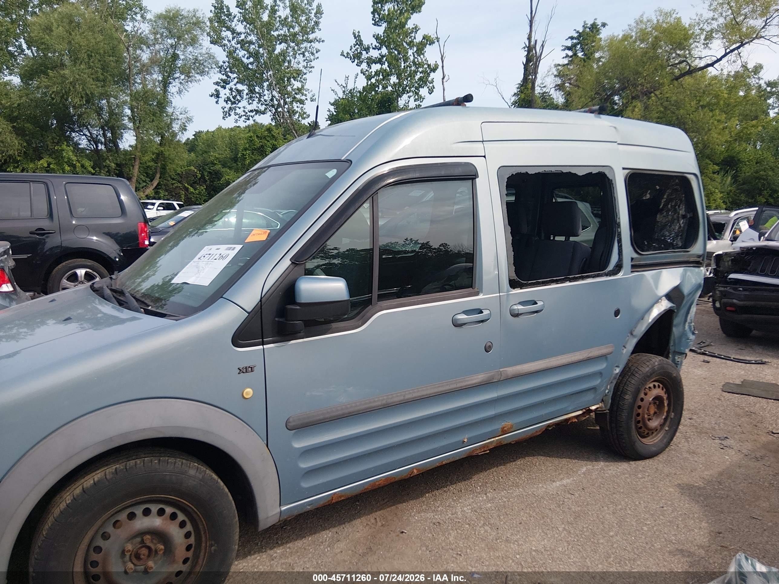 2012 Ford Transit Connect Xlt Premium Blue vin: NM0KS9CNXCT087808
