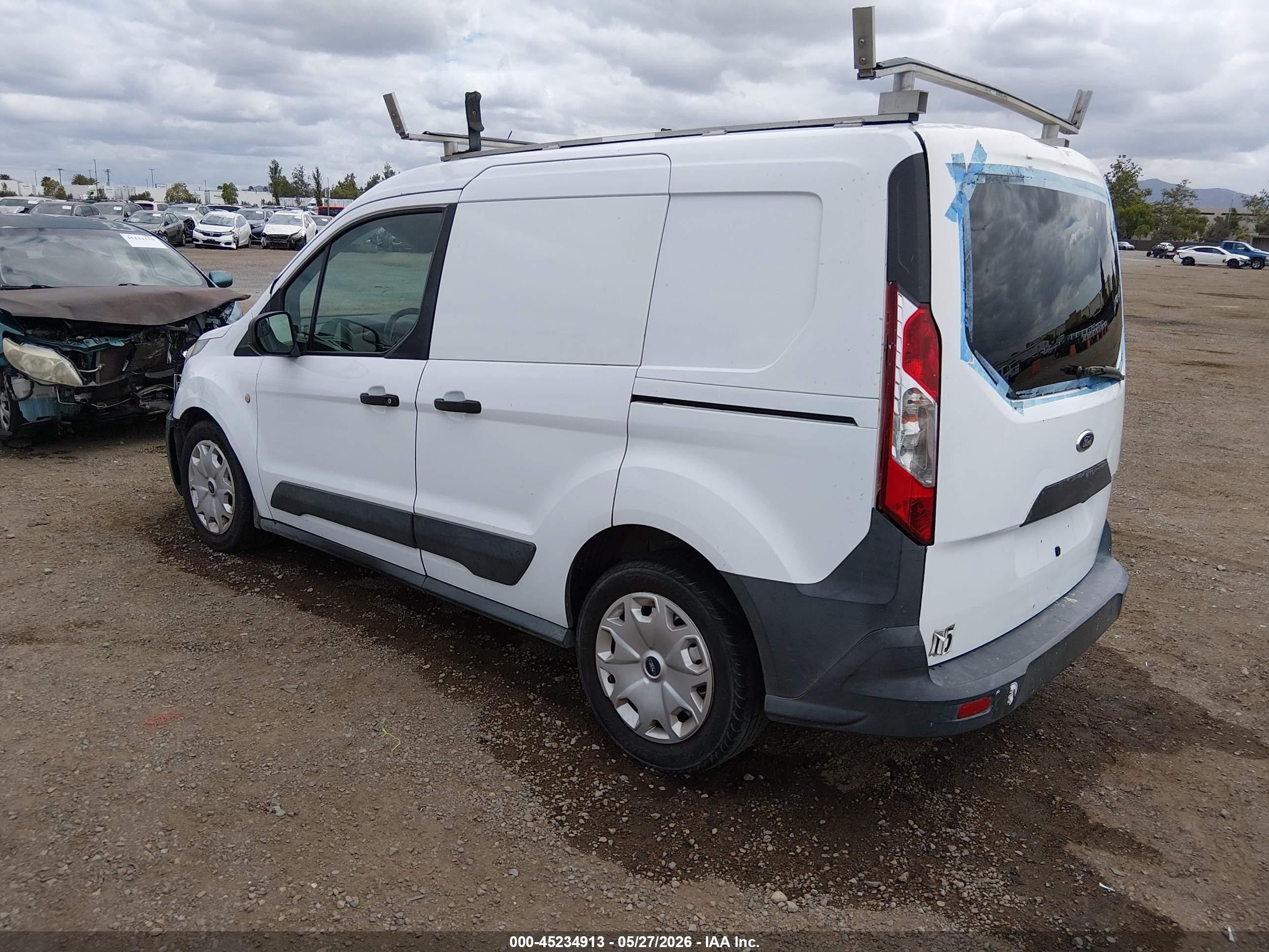 2014 Ford Transit Connect Xl White vin: NM0LE6E75E1143533