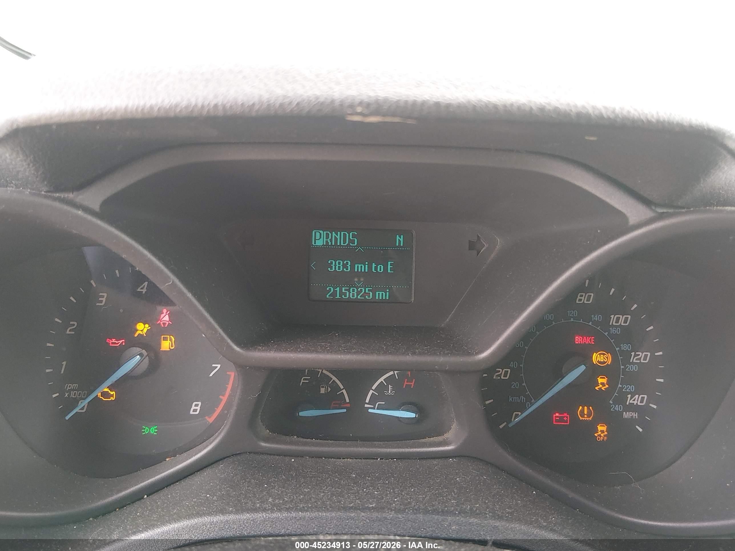 2014 Ford Transit Connect Xl White vin: NM0LE6E75E1143533