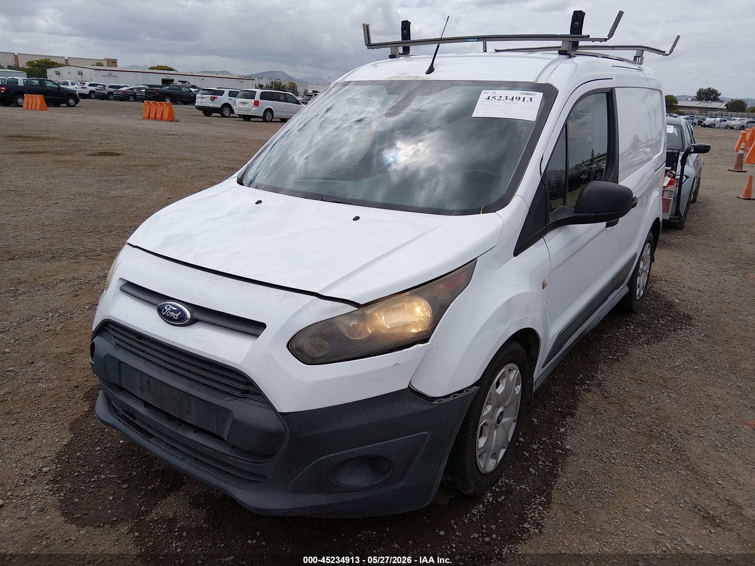 2014 Ford Transit Connect Xl White vin: NM0LE6E75E1143533