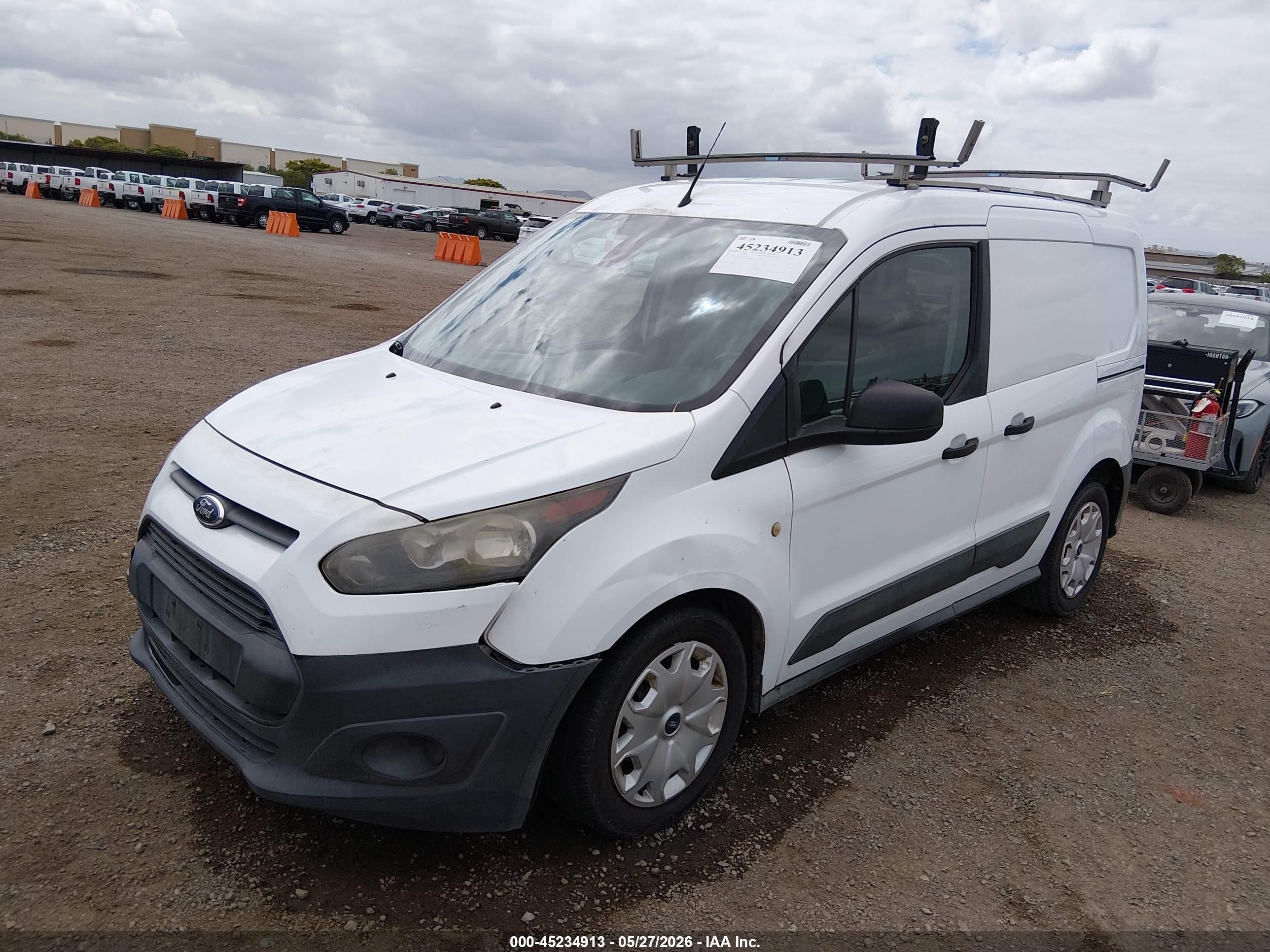 2014 Ford Transit Connect Xl White vin: NM0LE6E75E1143533