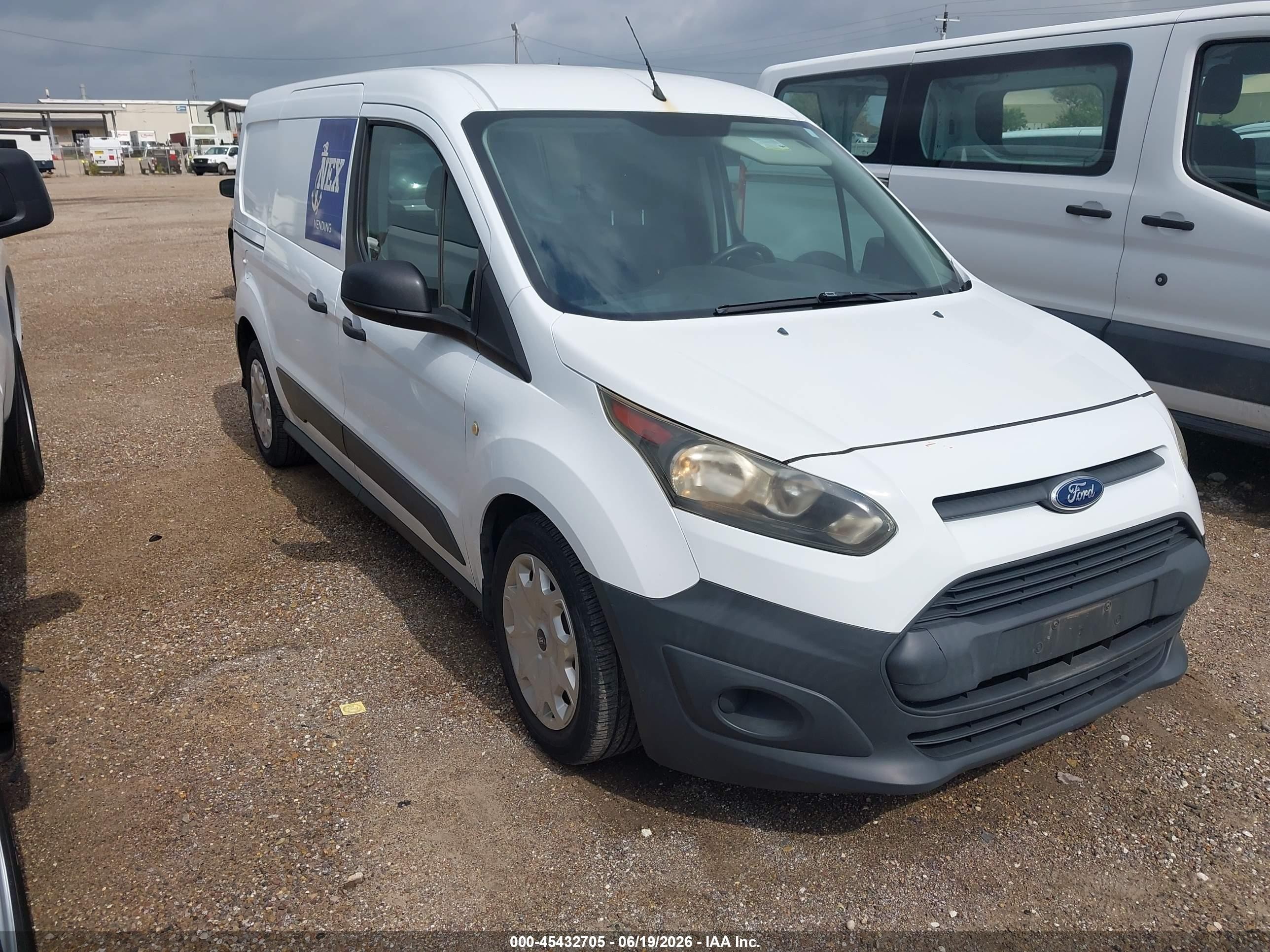 2015 Ford Transit Connect Xl White vin: NM0LE7E73F1222187