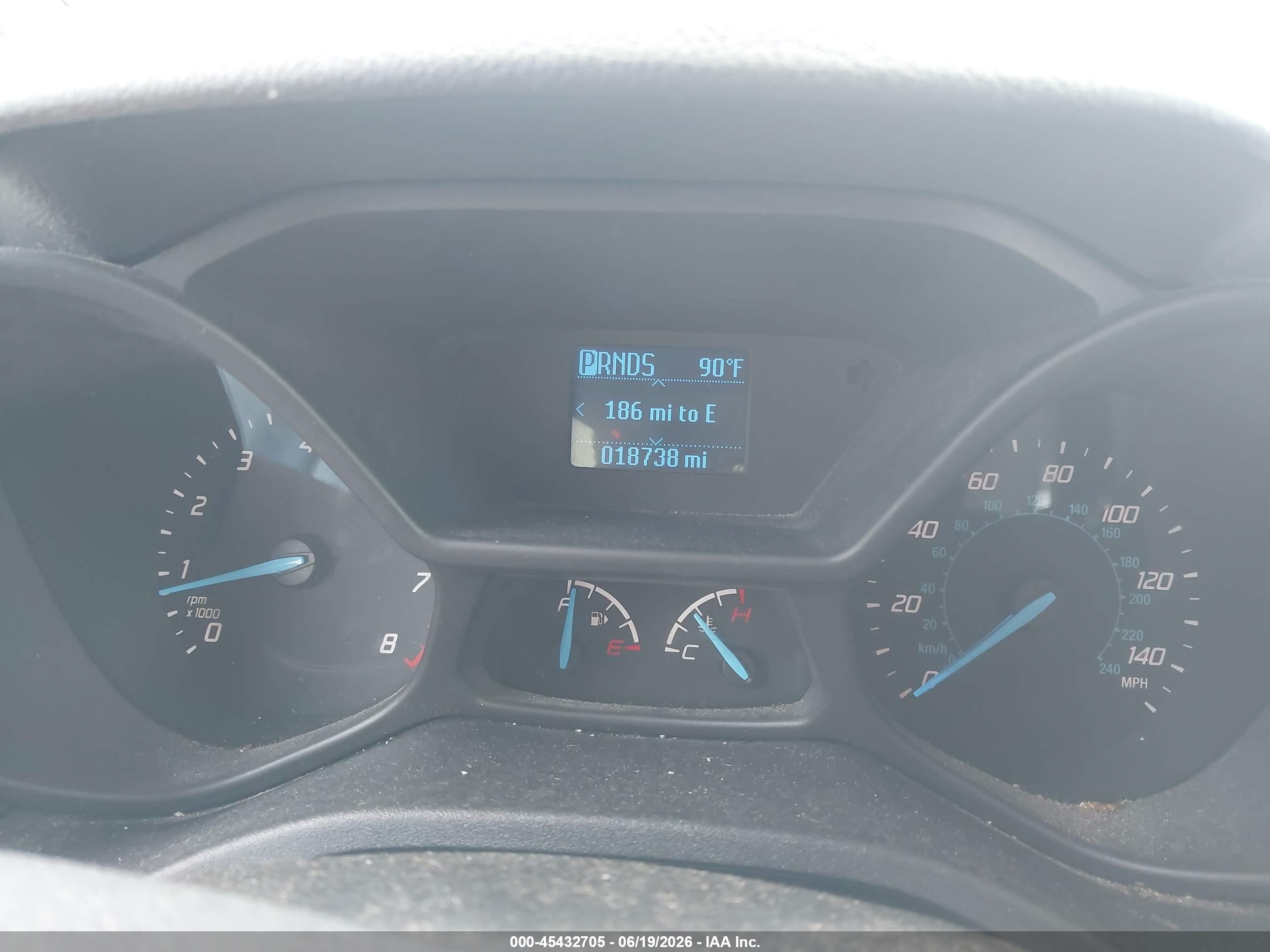 2015 Ford Transit Connect Xl White vin: NM0LE7E73F1222187