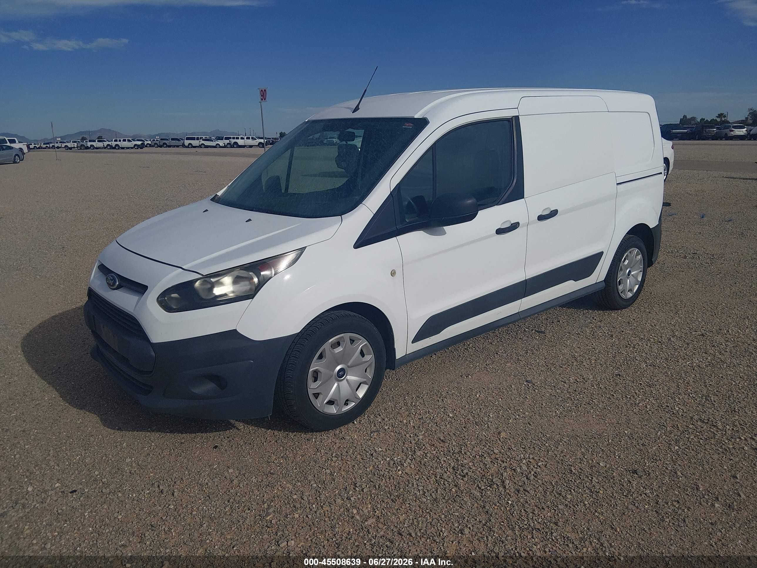 2015 Ford Transit Connect Xl White vin: NM0LE7E78F1222377
