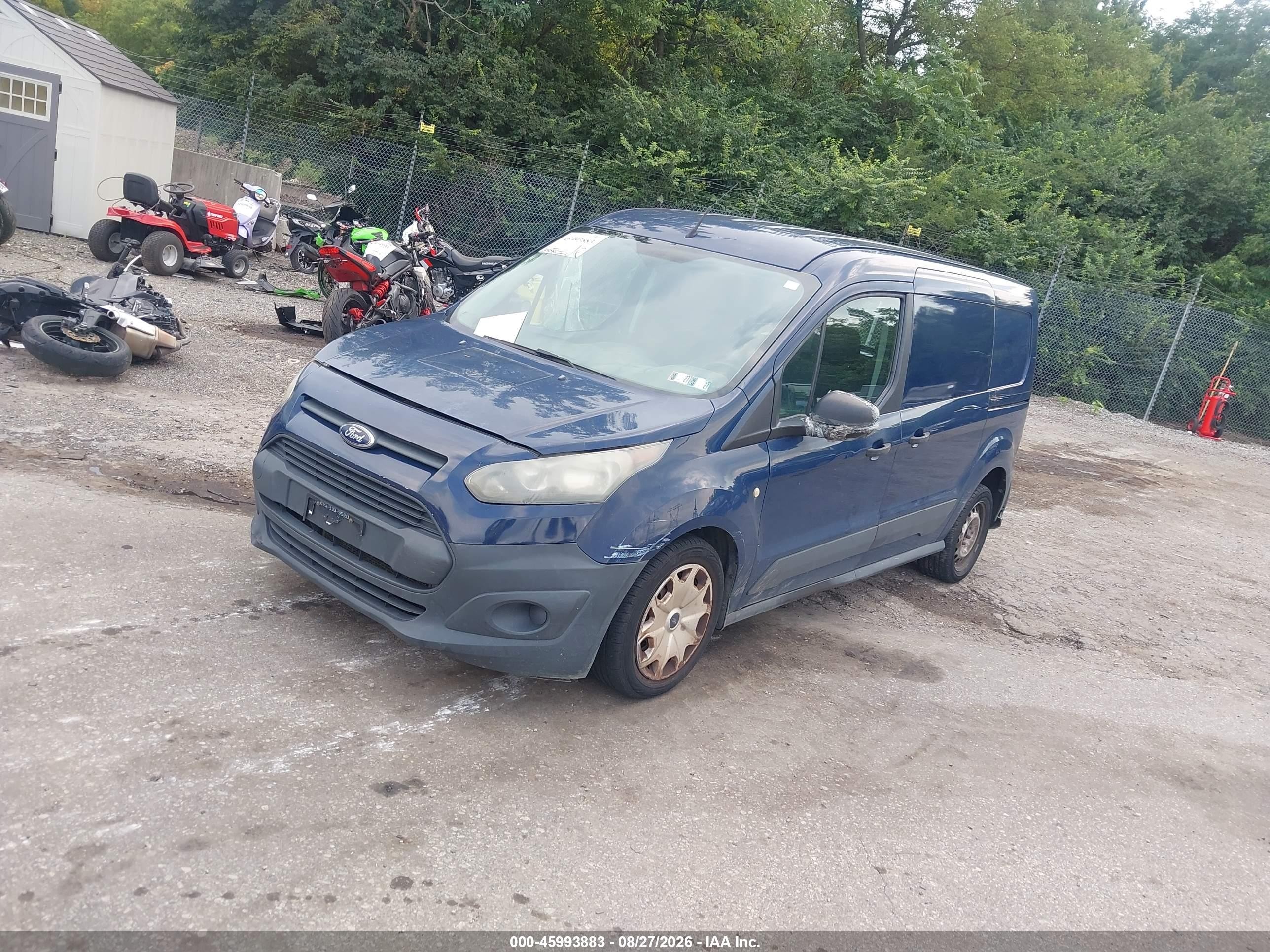 2014 Ford Transit Connect Xl Синий vin: NM0LE7E79E1166755