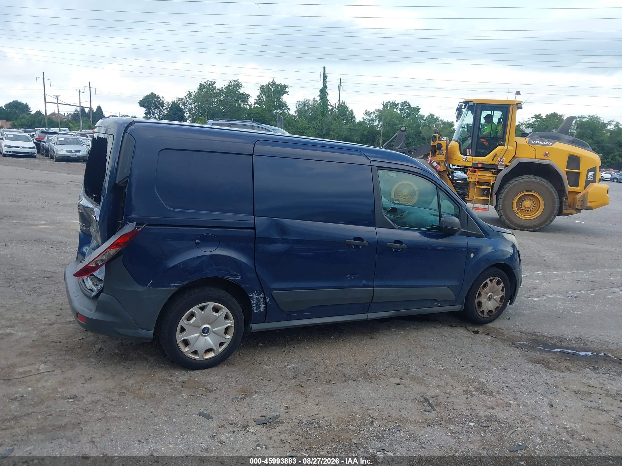 2014 Ford Transit Connect Xl Синий vin: NM0LE7E79E1166755