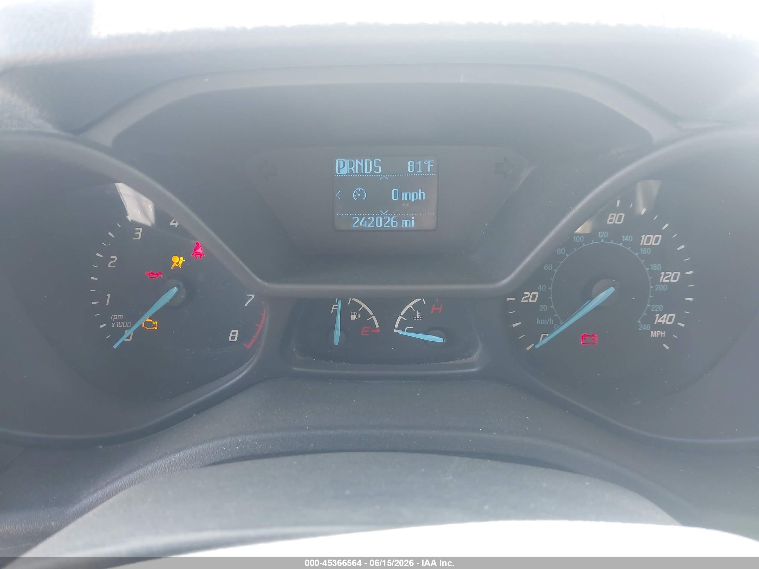 2014 Ford Transit Connect Xl White vin: NM0LE7E7XE1147972