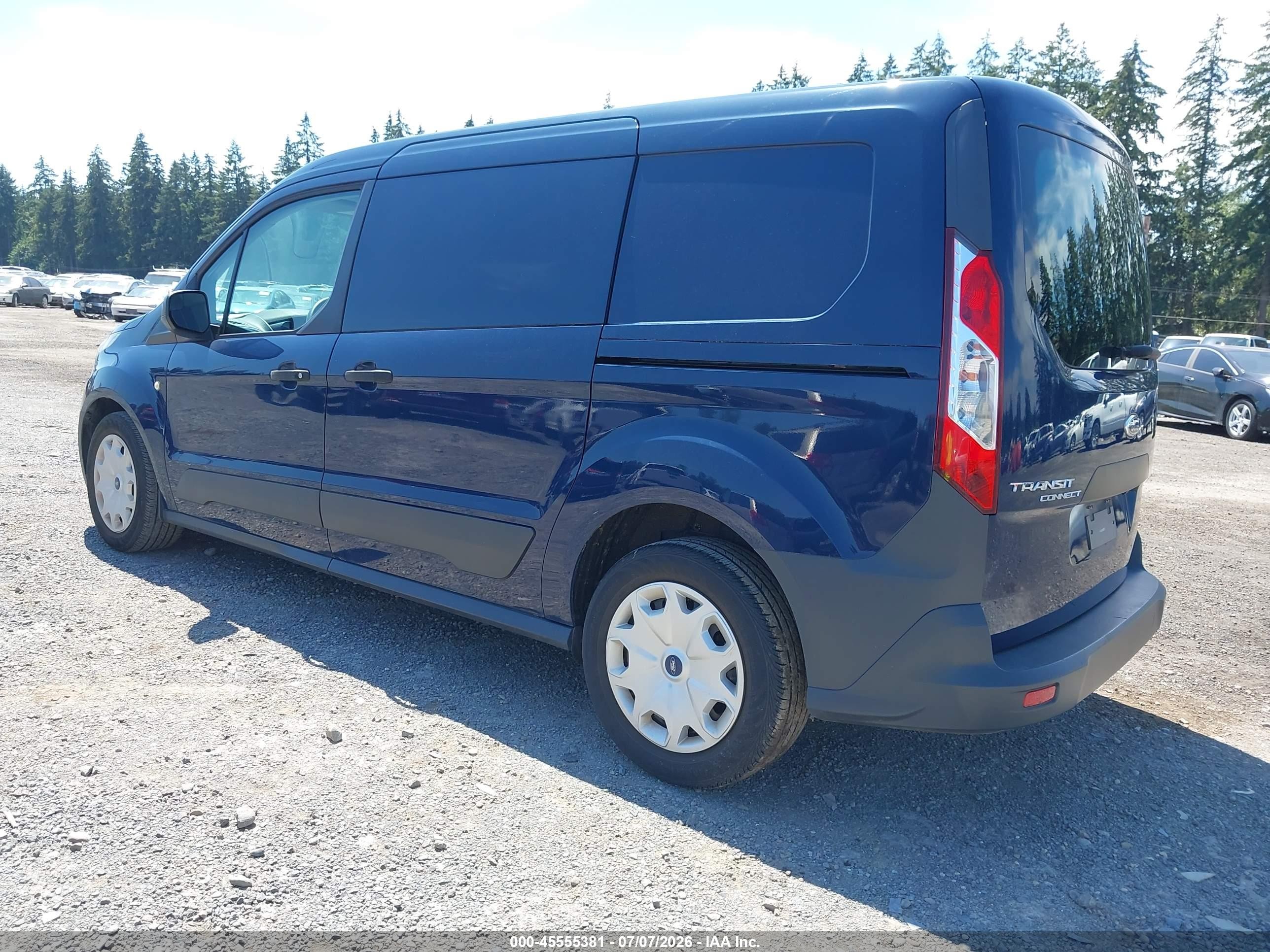 2015 Ford Transit Connect Xl Blue vin: NM0LE7E7XF1221859