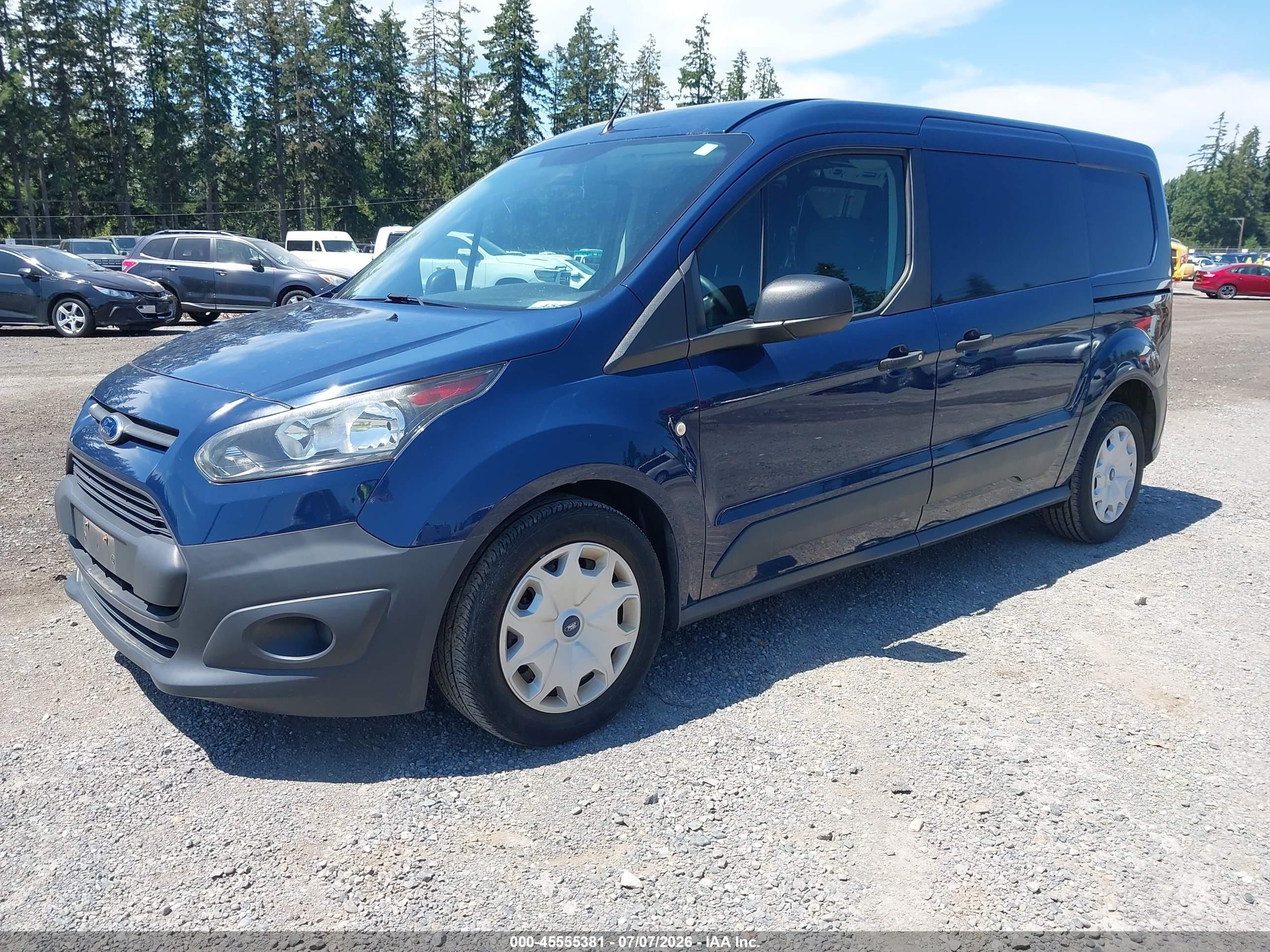 2015 Ford Transit Connect Xl Blue vin: NM0LE7E7XF1221859