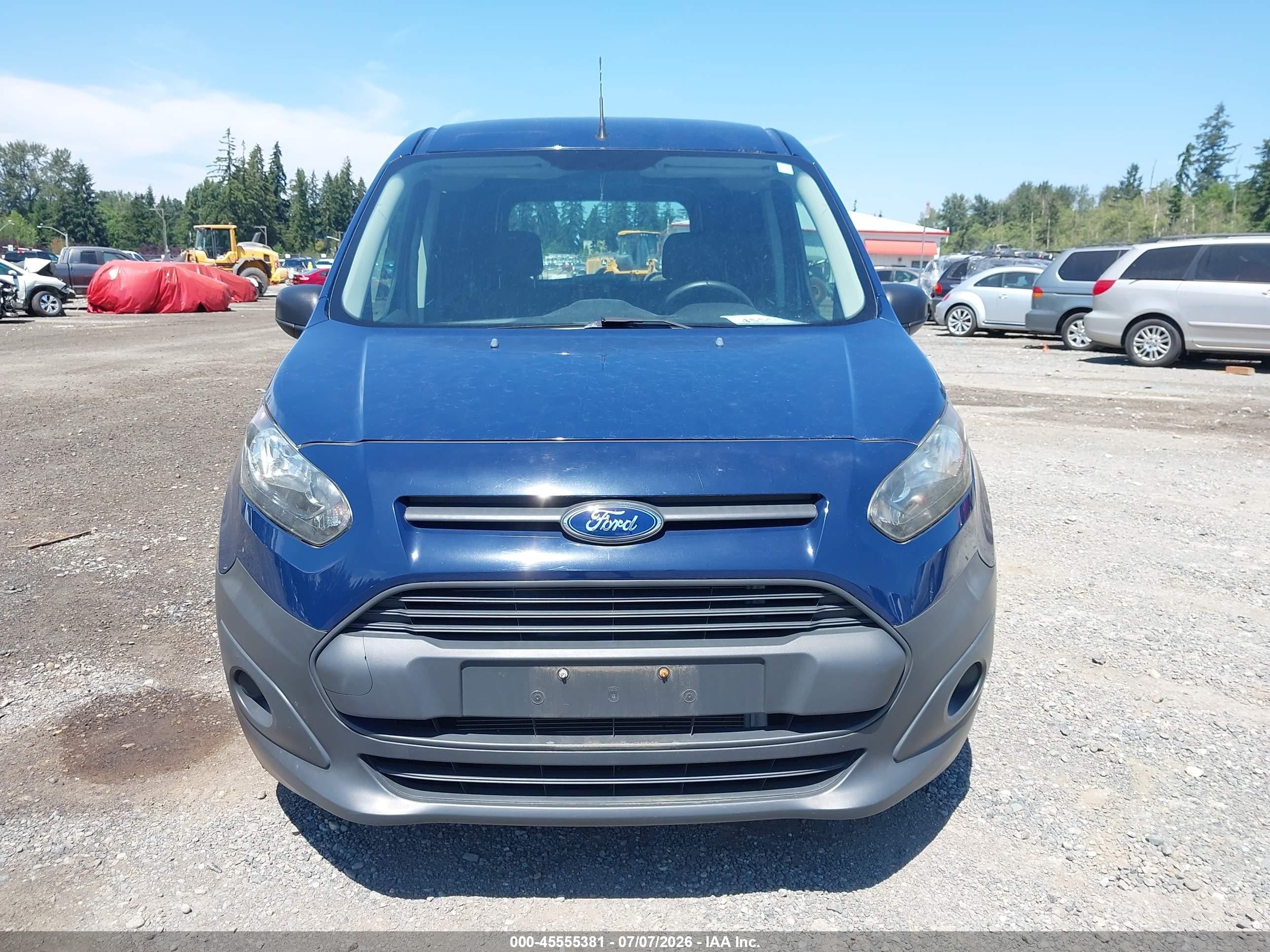 2015 Ford Transit Connect Xl Blue vin: NM0LE7E7XF1221859