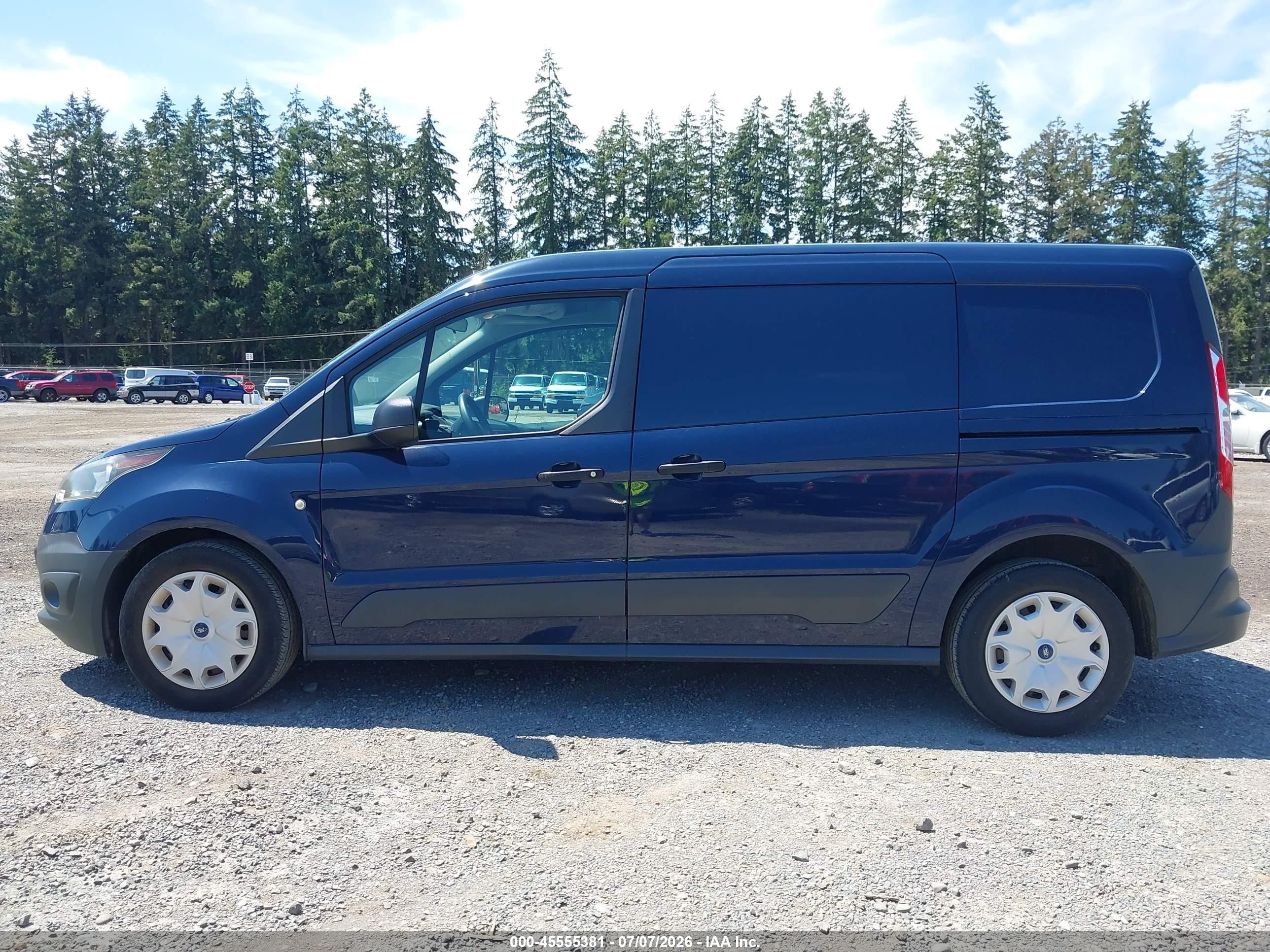 2015 Ford Transit Connect Xl Blue vin: NM0LE7E7XF1221859