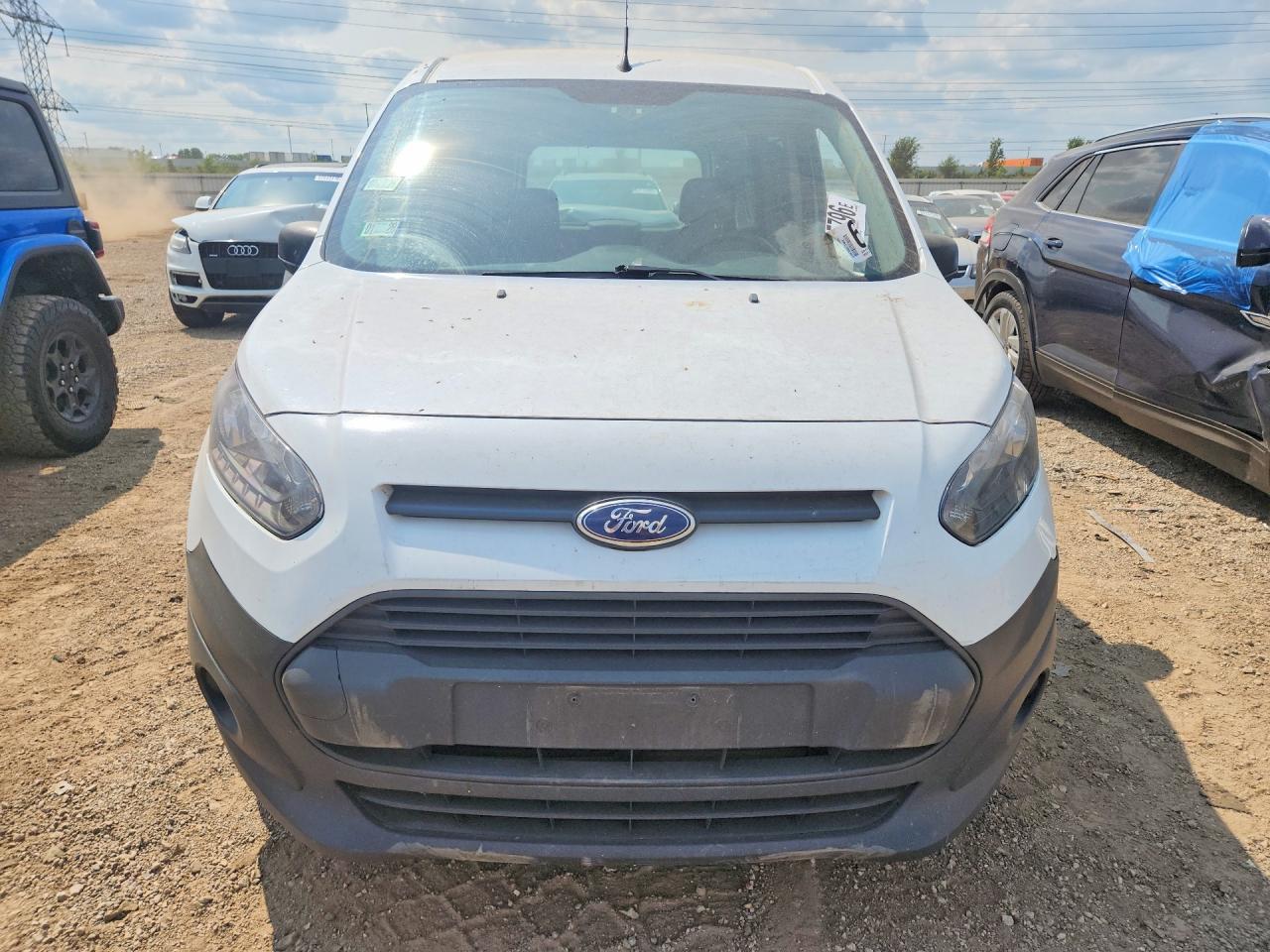 2015 Ford Transit Connect Xl White vin: NM0LE7EX1F1191330
