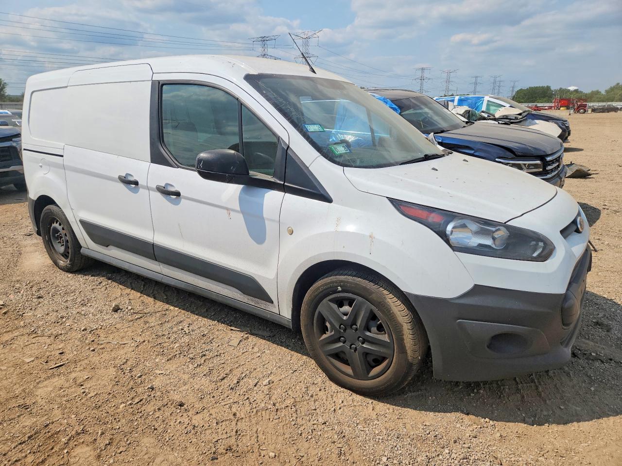 2015 Ford Transit Connect Xl White vin: NM0LE7EX1F1191330