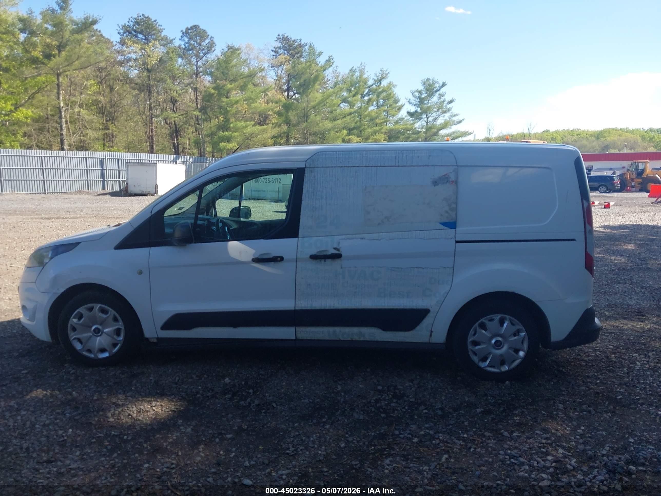 2015 Ford Transit Connect Xlt White vin: NM0LE7FXXF1184617