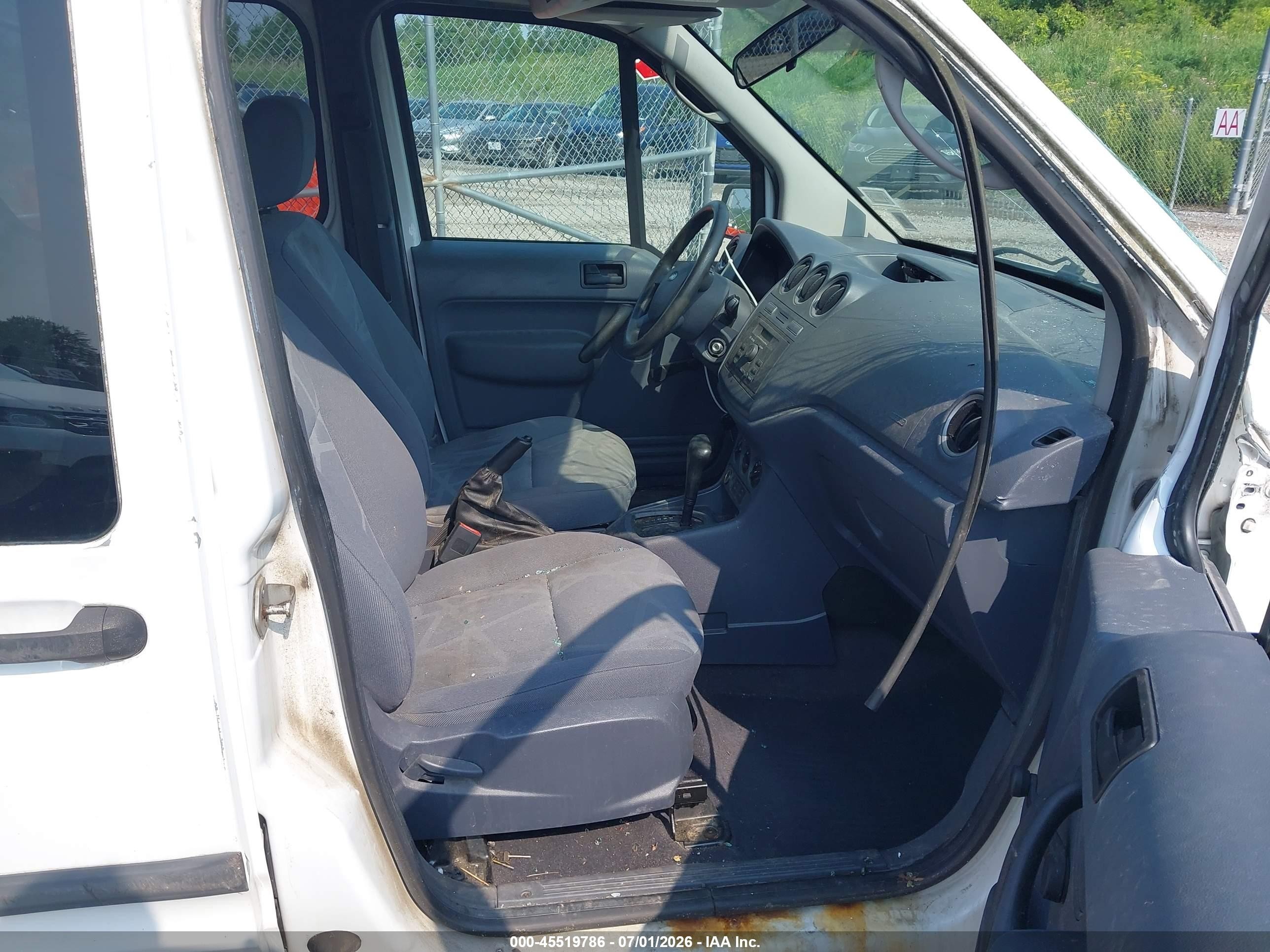 2010 Ford Transit Connect Xl White vin: NM0LS6AN0AT030939
