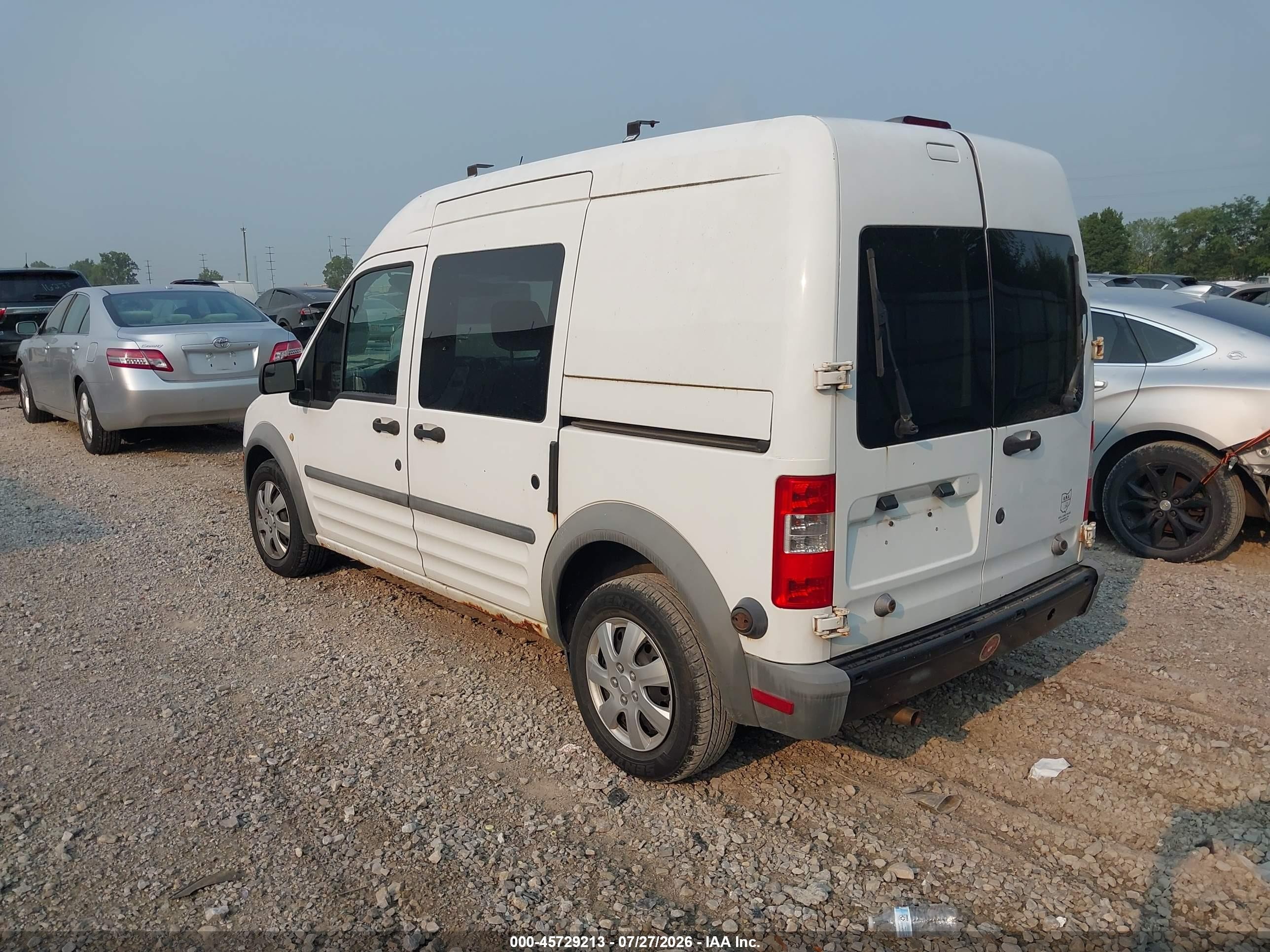2012 Ford Transit Connect Xl White vin: NM0LS6AN1CT114531