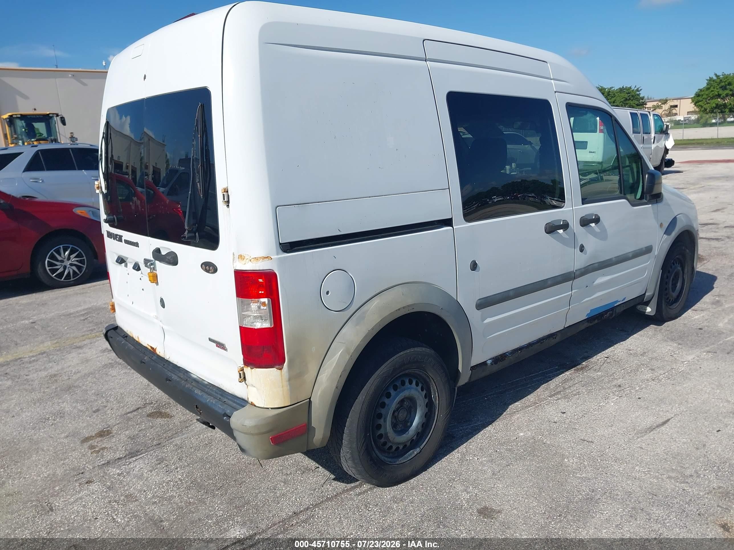 2013 Ford Transit Connect Xl White vin: NM0LS6AN1DT158112