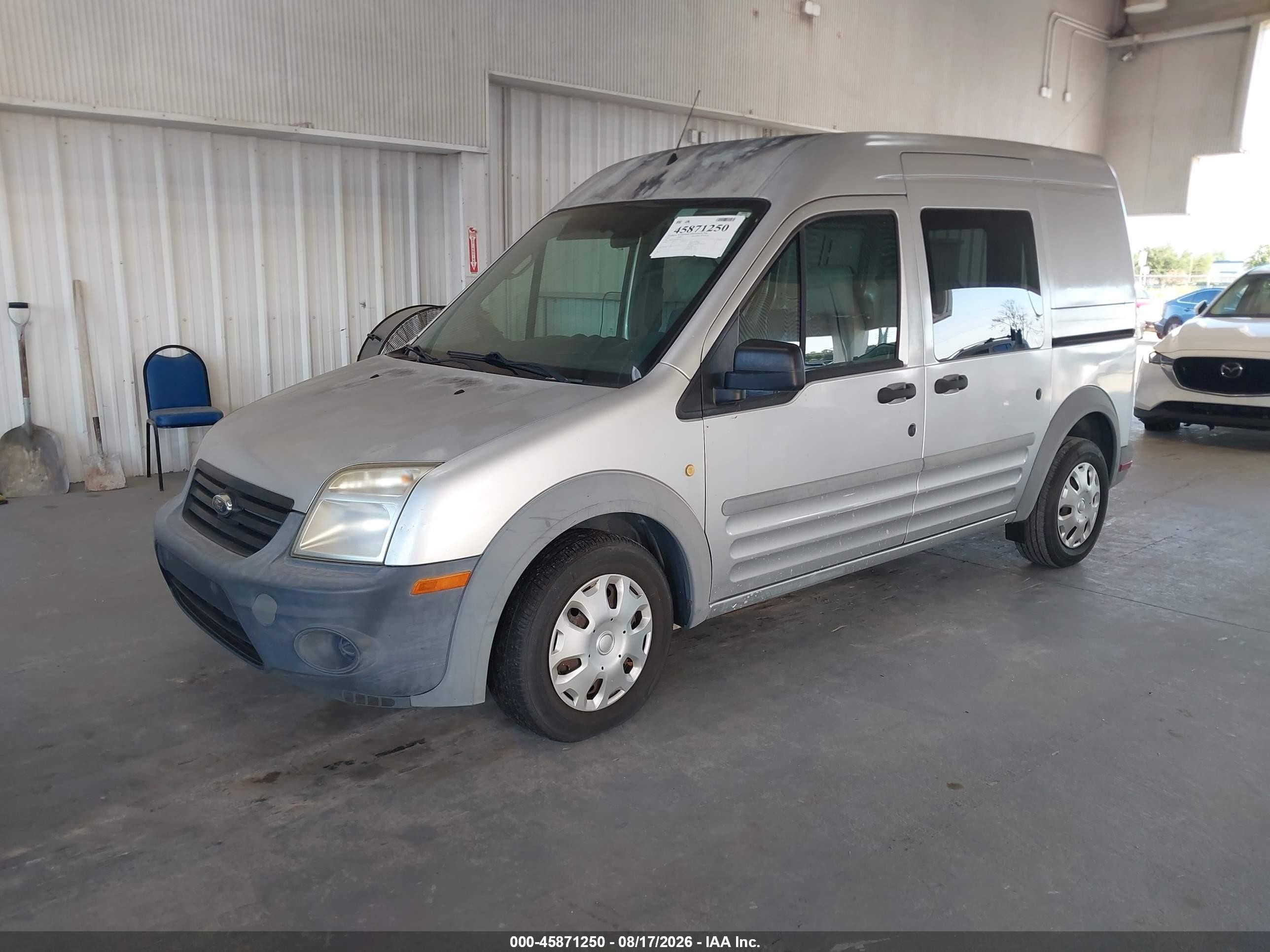 2011 Ford Transit Connect Xl Silver vin: NM0LS6AN2BT059117