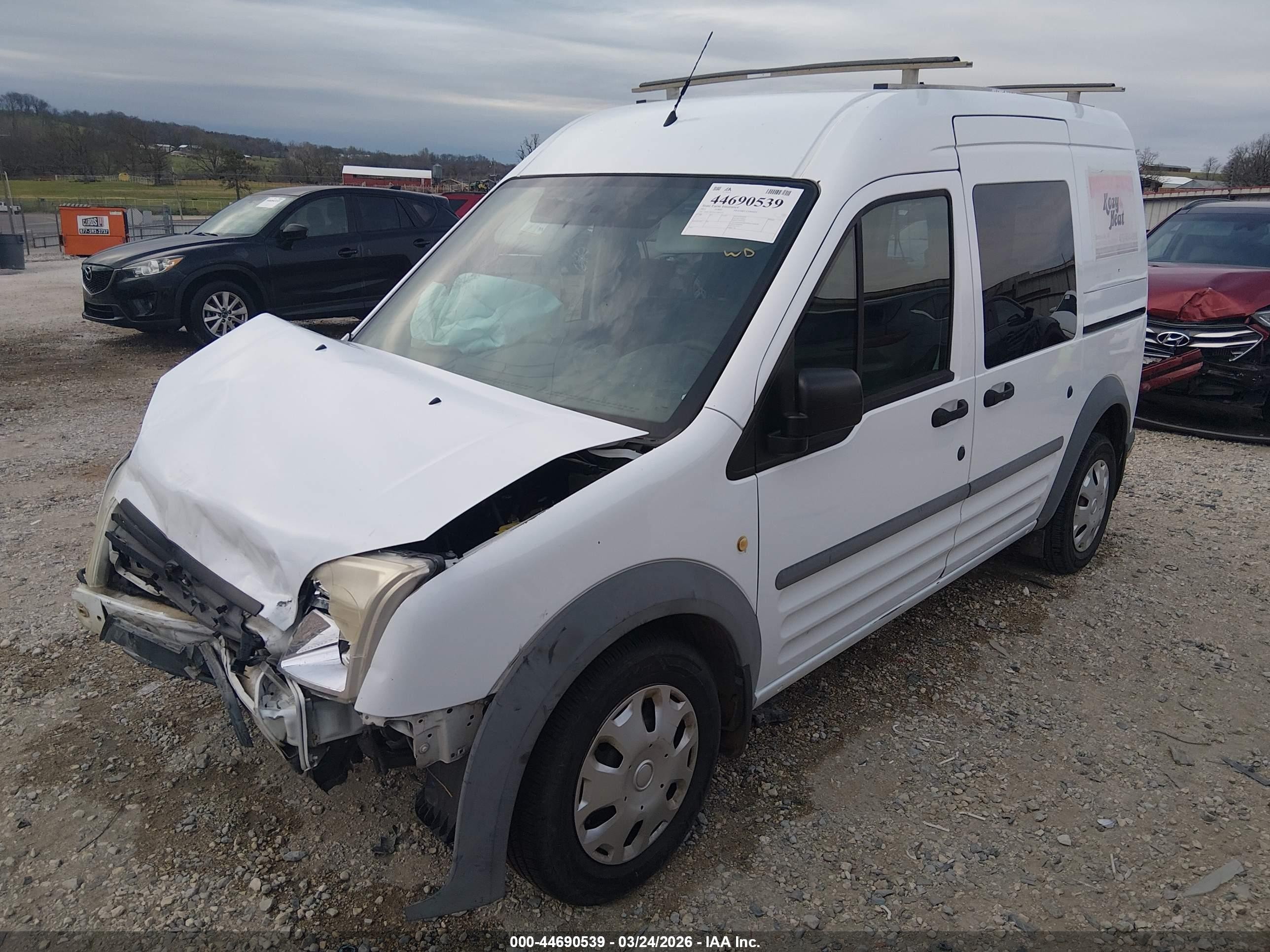 2012 Ford Transit Connect Xl White vin: NM0LS6AN2CT082124