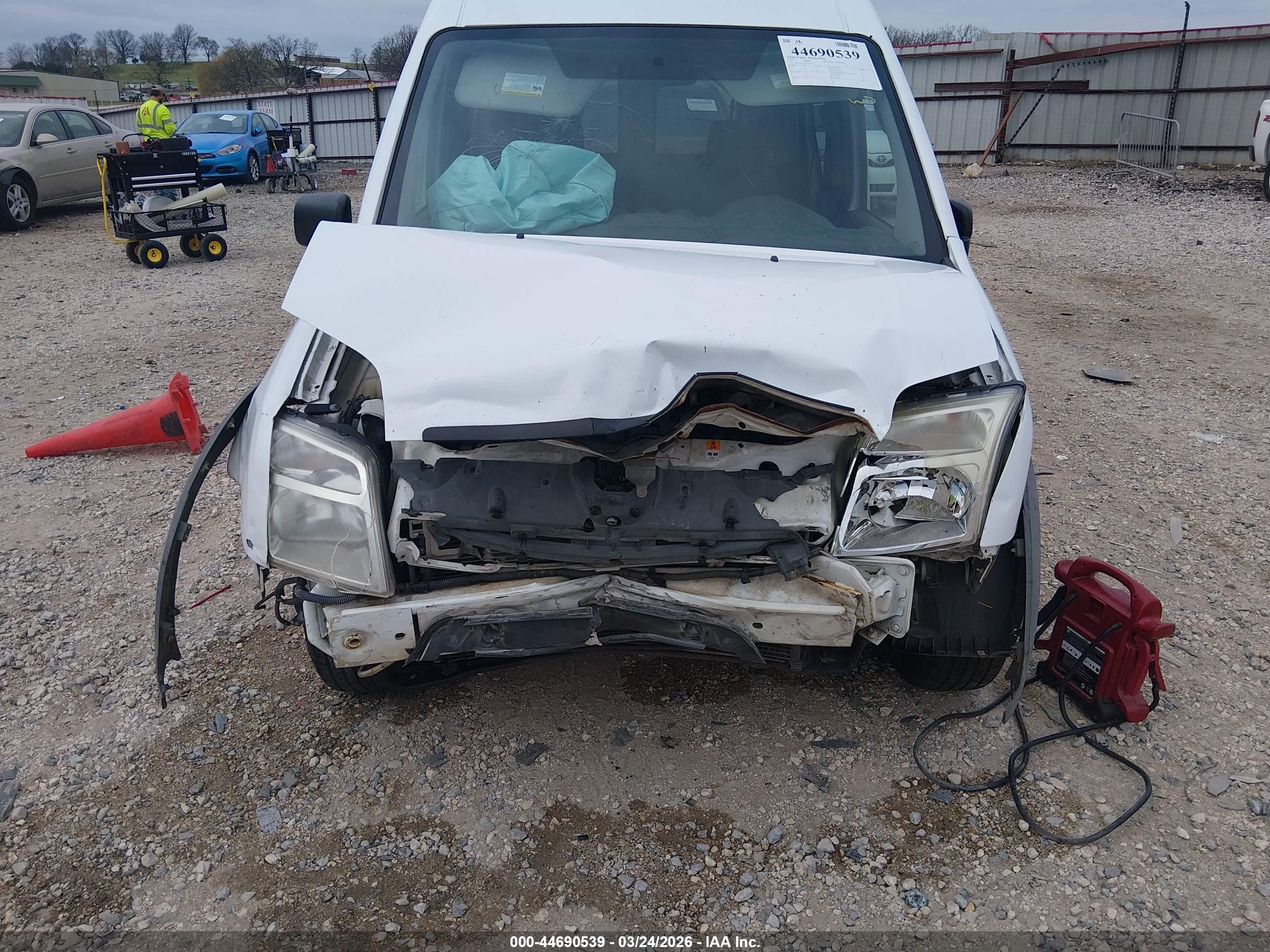 2012 Ford Transit Connect Xl White vin: NM0LS6AN2CT082124