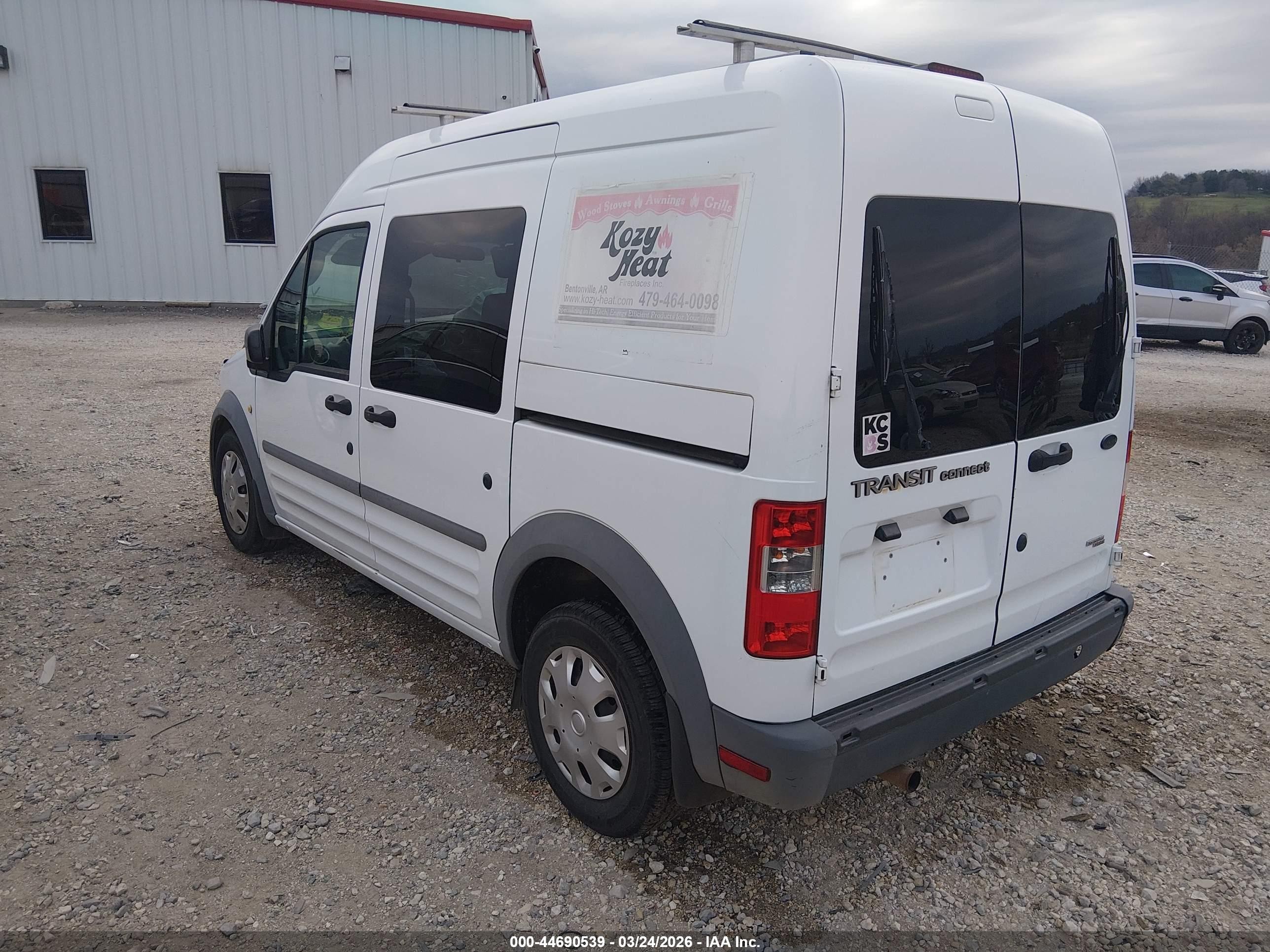 2012 Ford Transit Connect Xl White vin: NM0LS6AN2CT082124