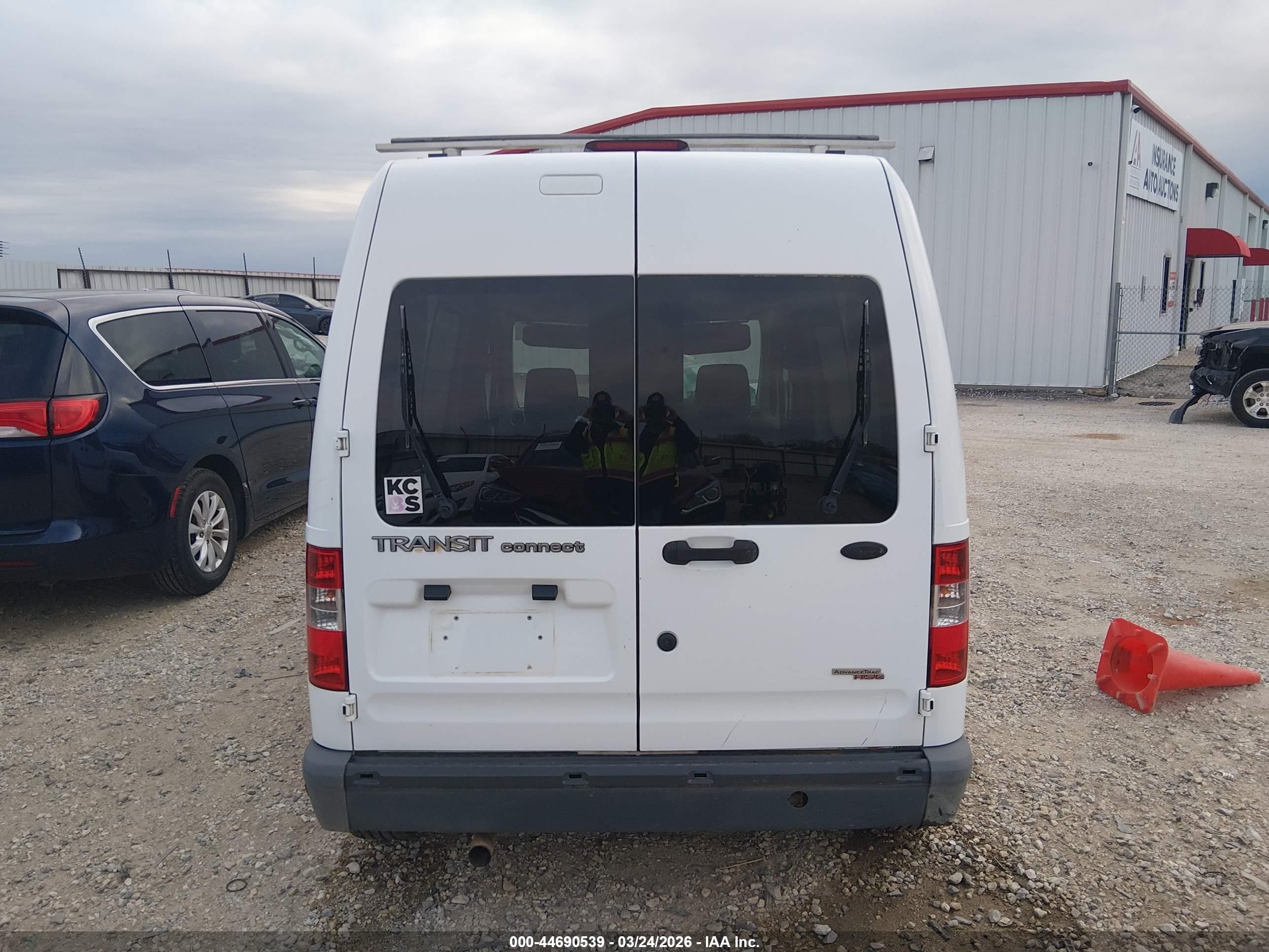 2012 Ford Transit Connect Xl White vin: NM0LS6AN2CT082124