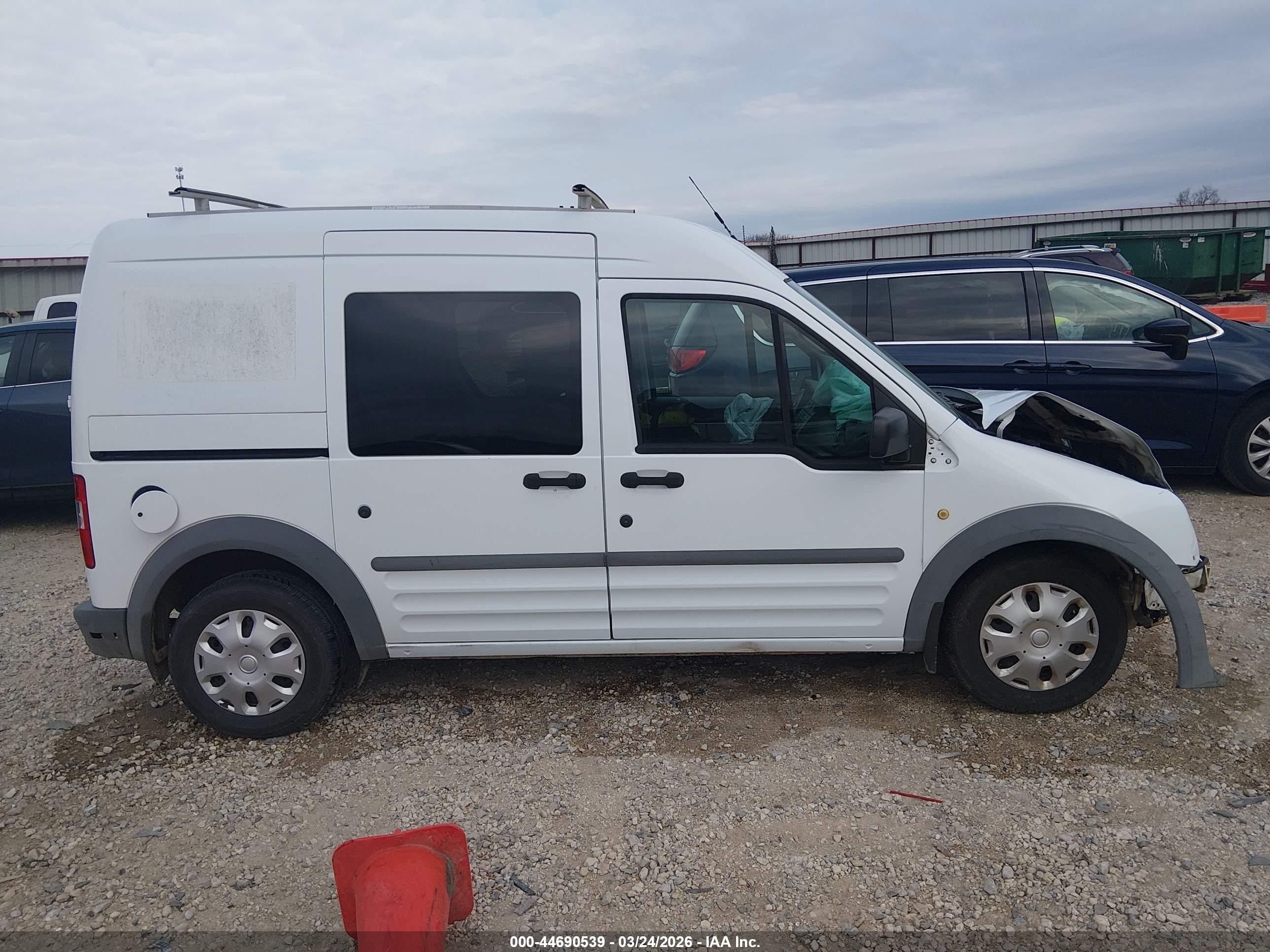 2012 Ford Transit Connect Xl White vin: NM0LS6AN2CT082124