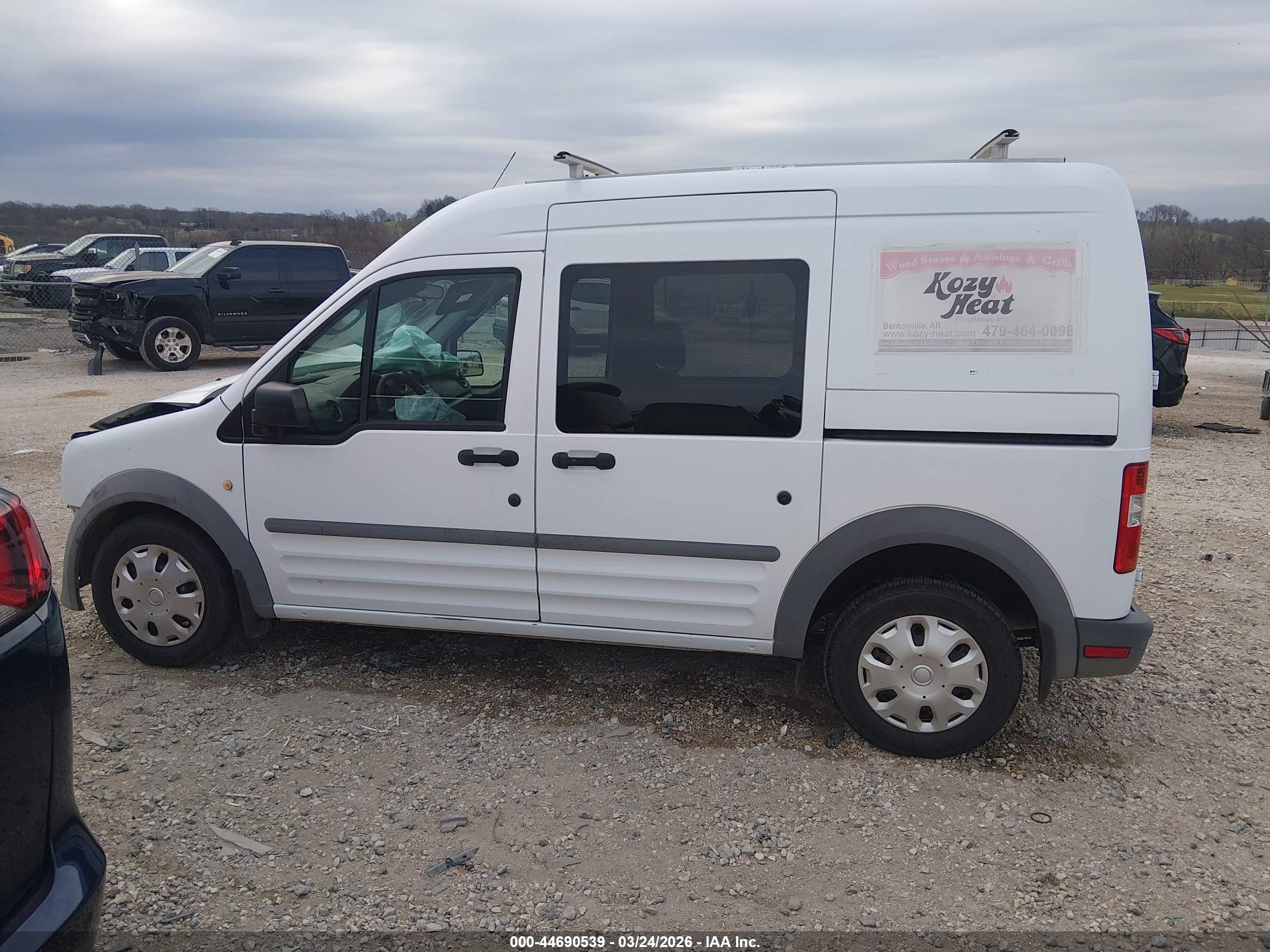 2012 Ford Transit Connect Xl White vin: NM0LS6AN2CT082124