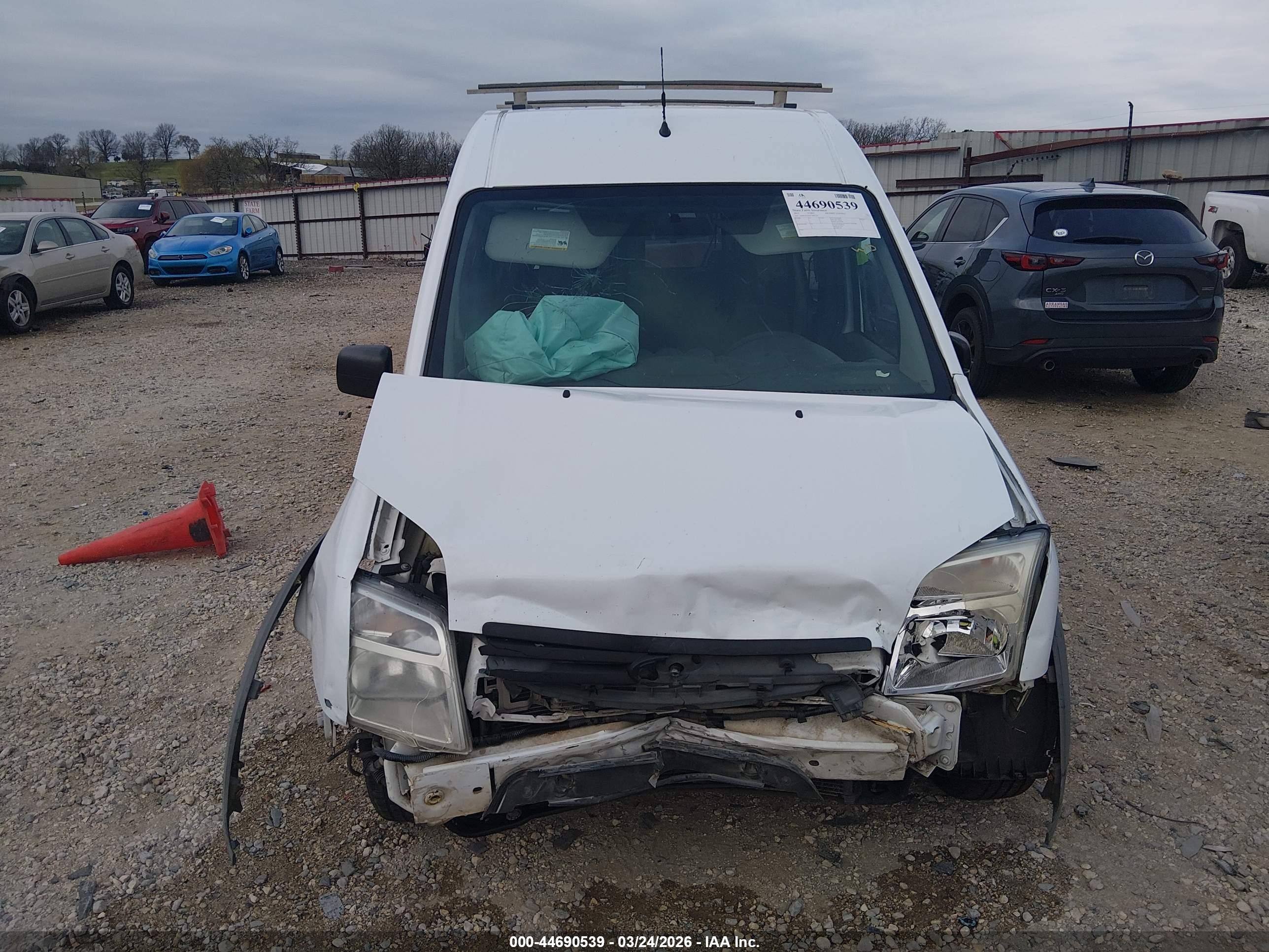 2012 Ford Transit Connect Xl White vin: NM0LS6AN2CT082124