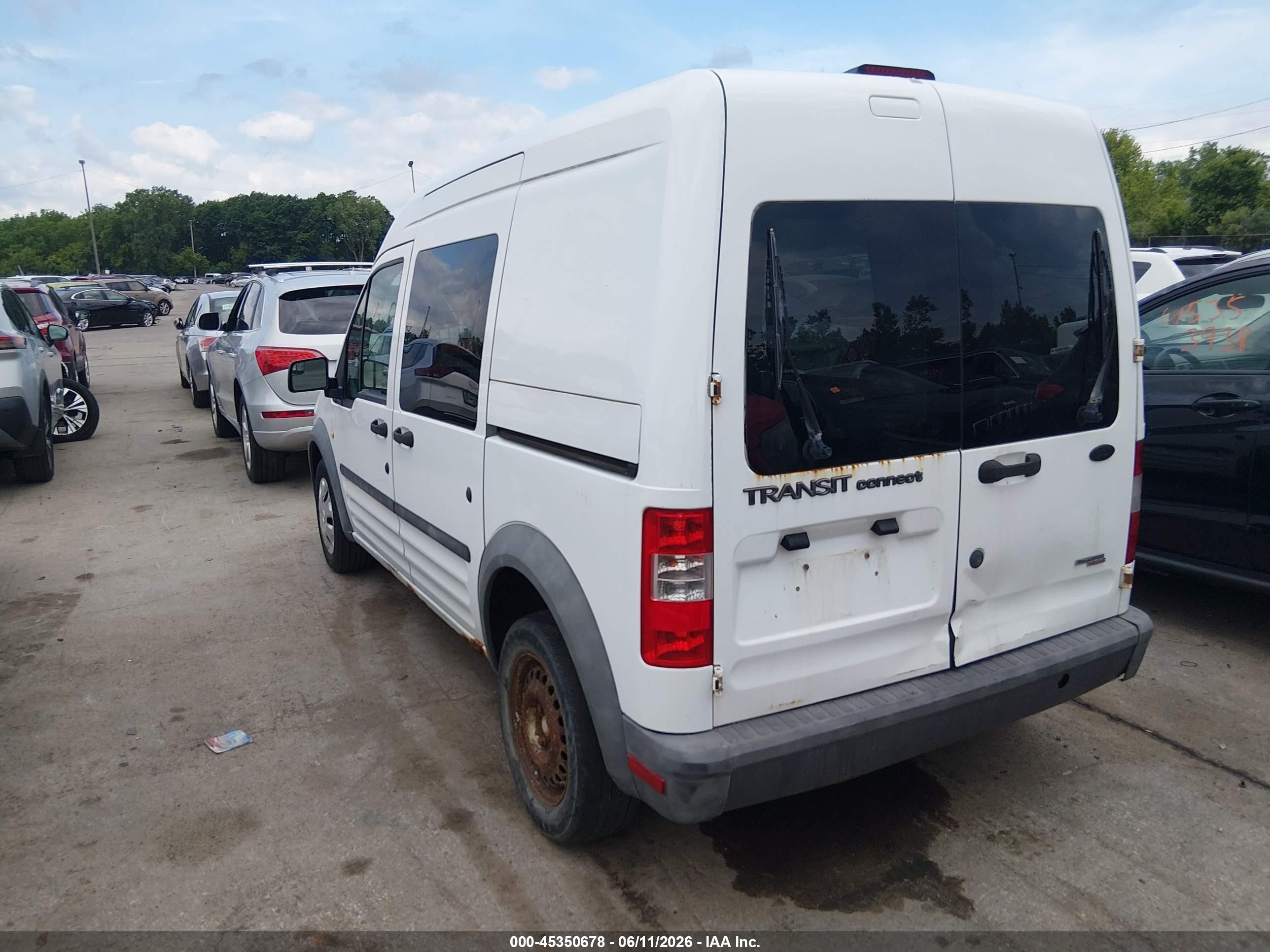 2012 Ford Transit Connect Xl White vin: NM0LS6AN2CT125280