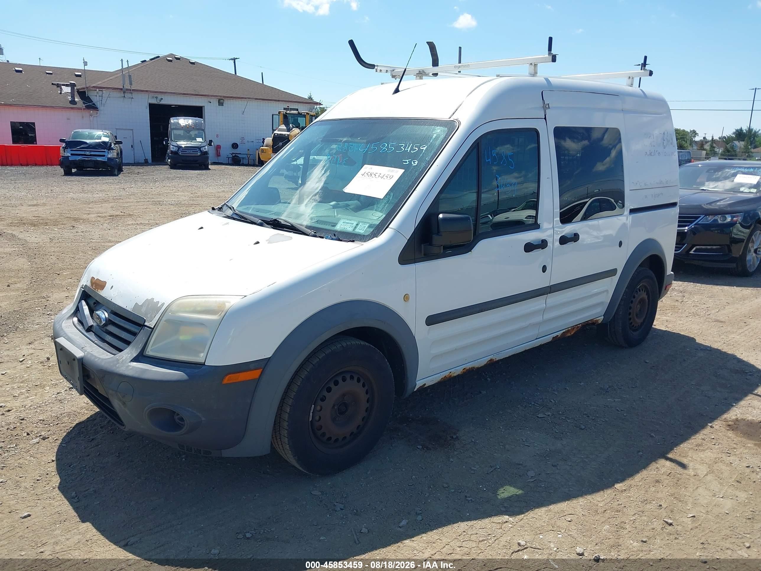2013 Ford Transit Connect Xl White vin: NM0LS6AN2DT168342