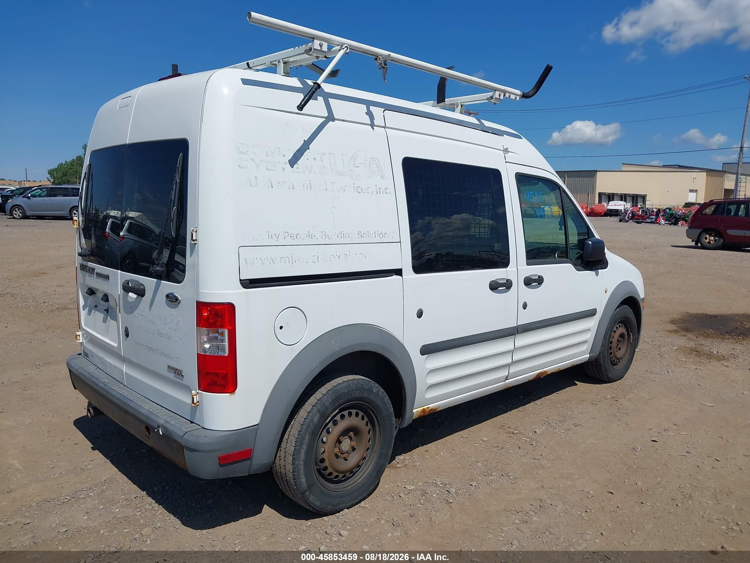 2013 Ford Transit Connect Xl White vin: NM0LS6AN2DT168342