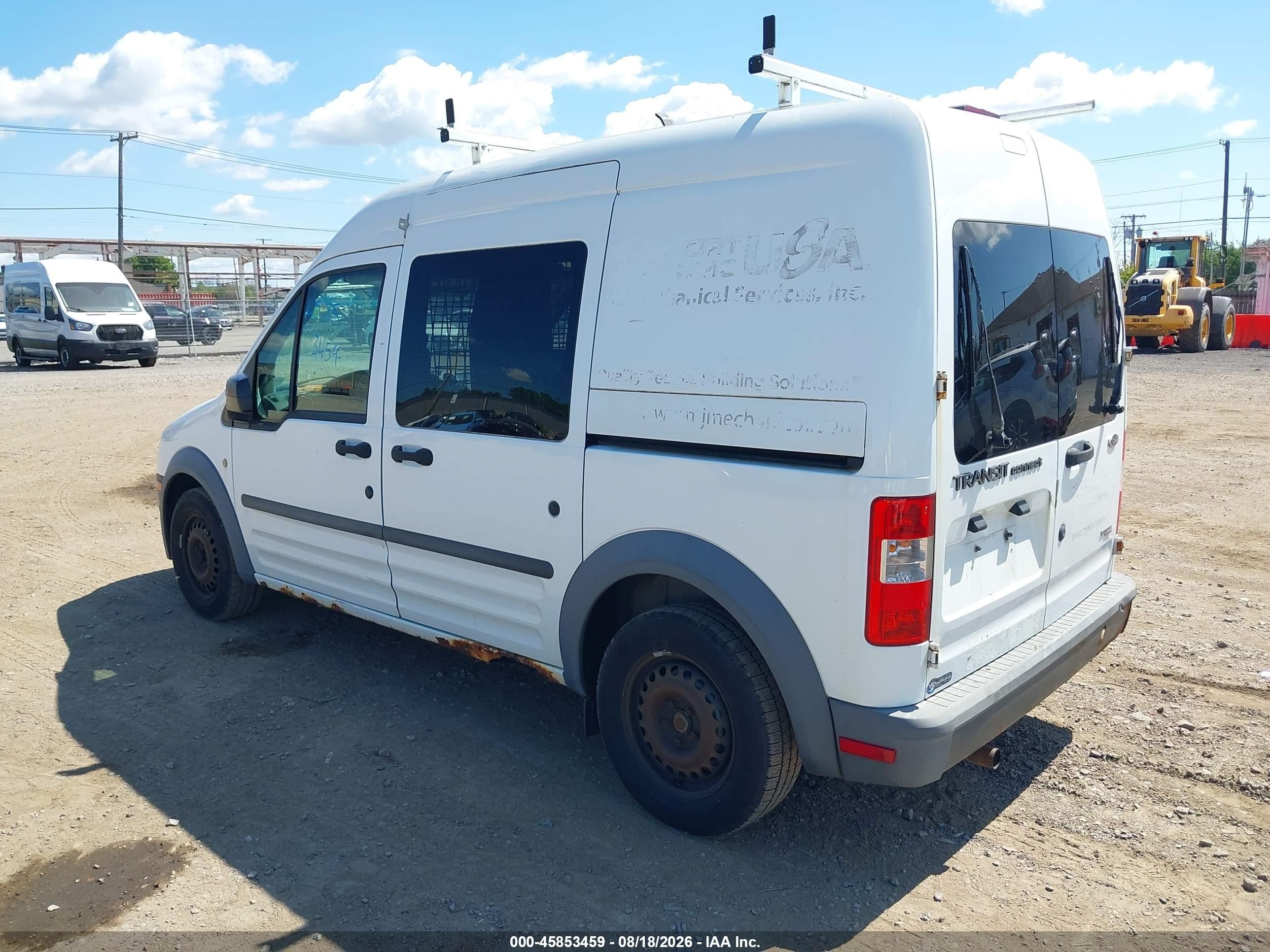 2013 Ford Transit Connect Xl White vin: NM0LS6AN2DT168342